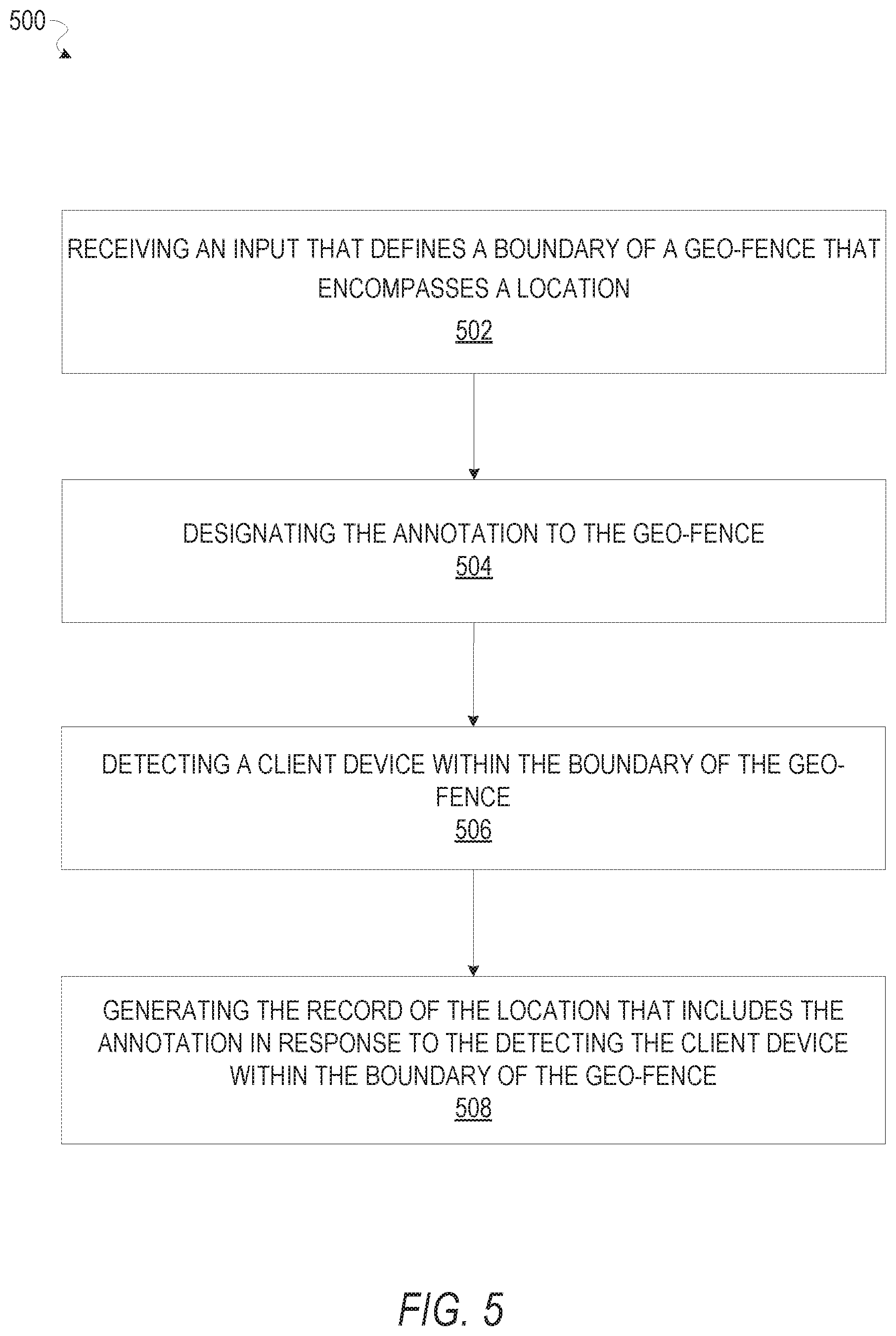 Patent US11782930 Figure 5 – Automated annotation system for electronic logging devices