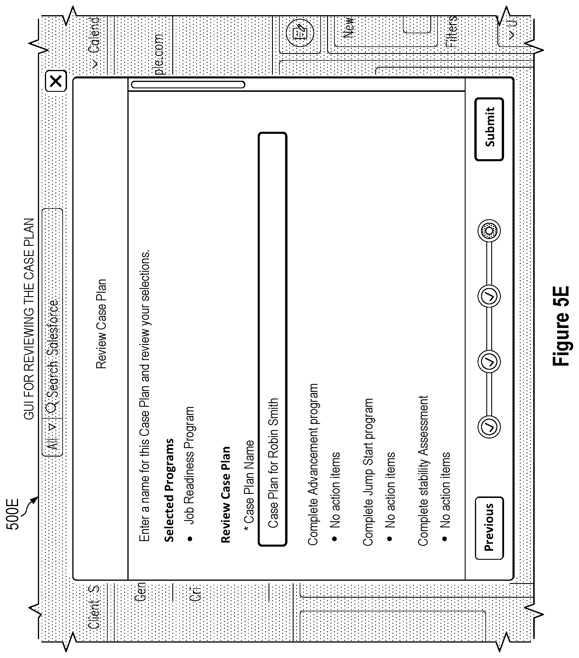 Patent US11782943 Figure 17 – Method and system for case management