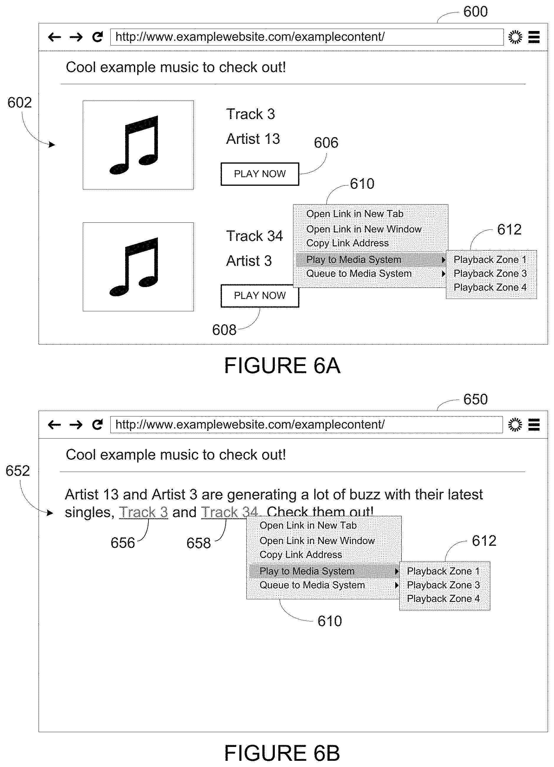 Patent US11782977 Figure 5 – Webpage media playback