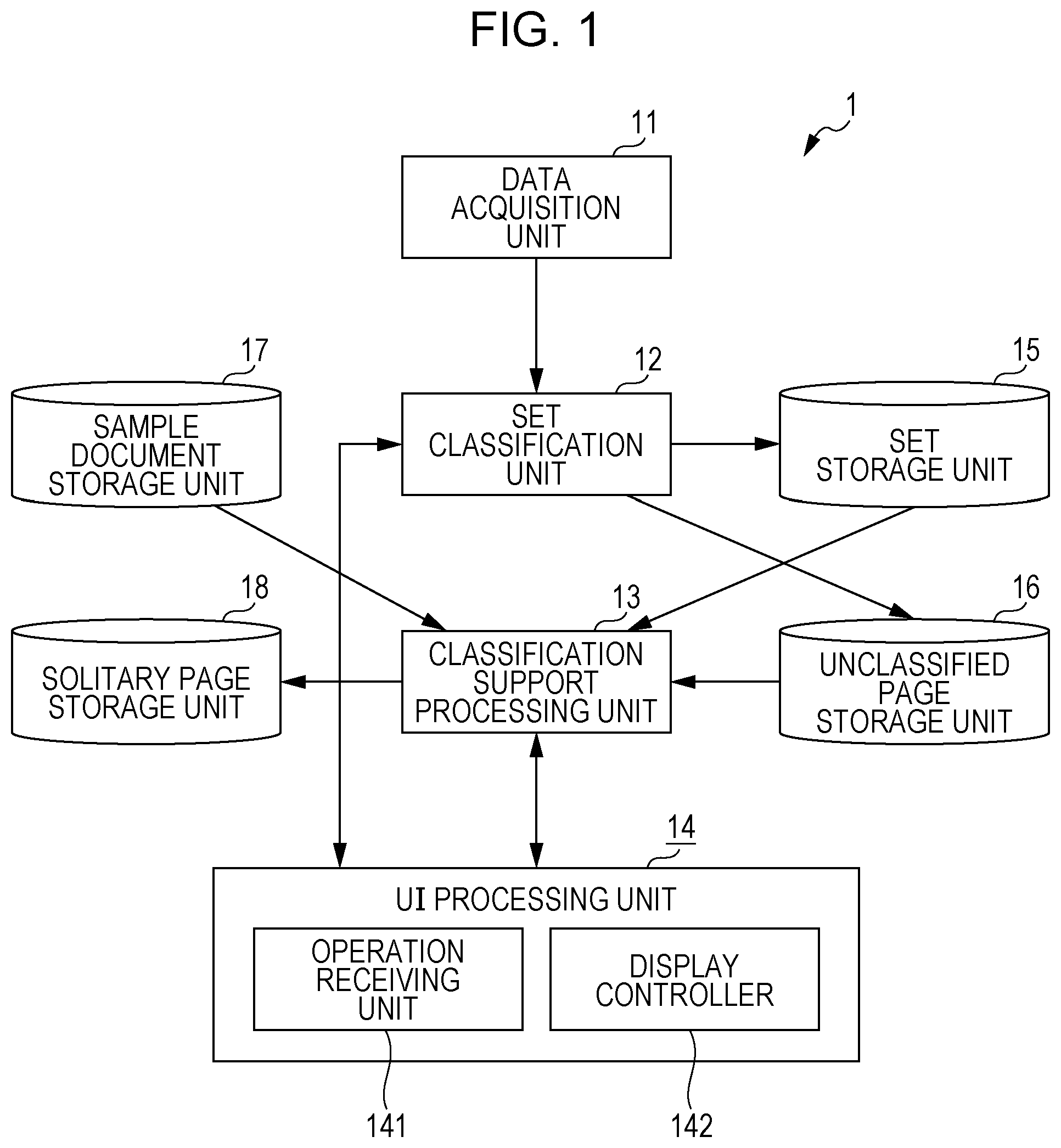 Patent US11782990 Figure 1 – Document processing apparatus and non-transitory computer readable medium