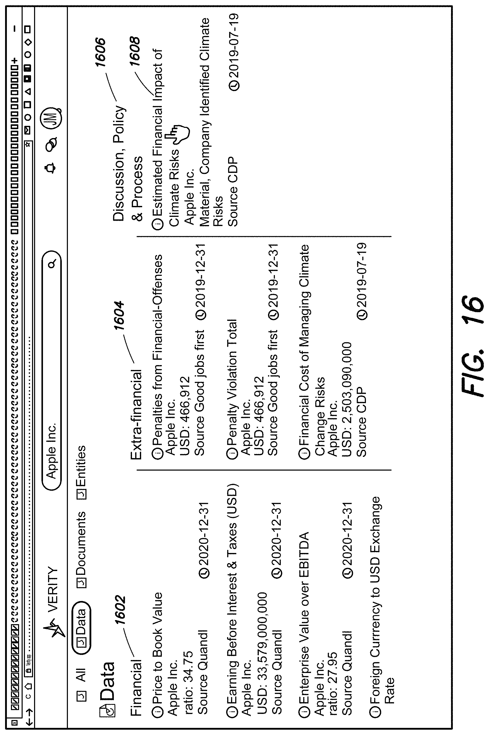 Patent US11782997 Figure 19 – Information platform systems and methods