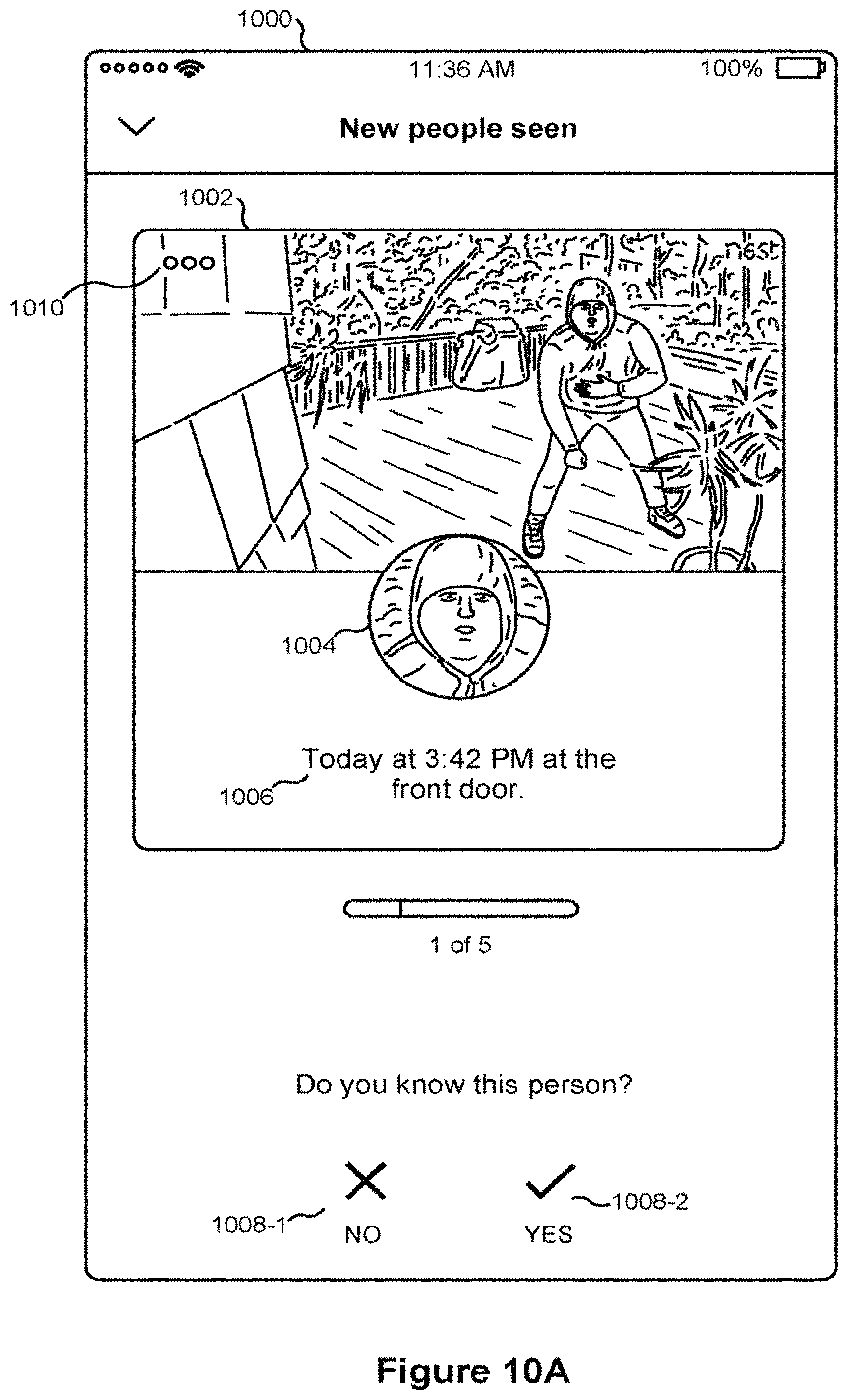 Patent US11783010 Figure 14 – Systems and methods of person recognition in video streams