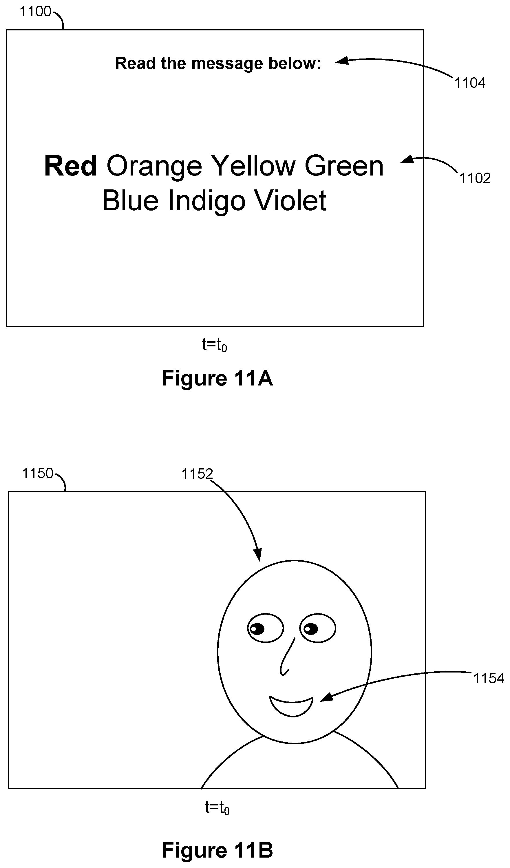Patent US11783017 Figure 11 – Authentication using facial image comparison