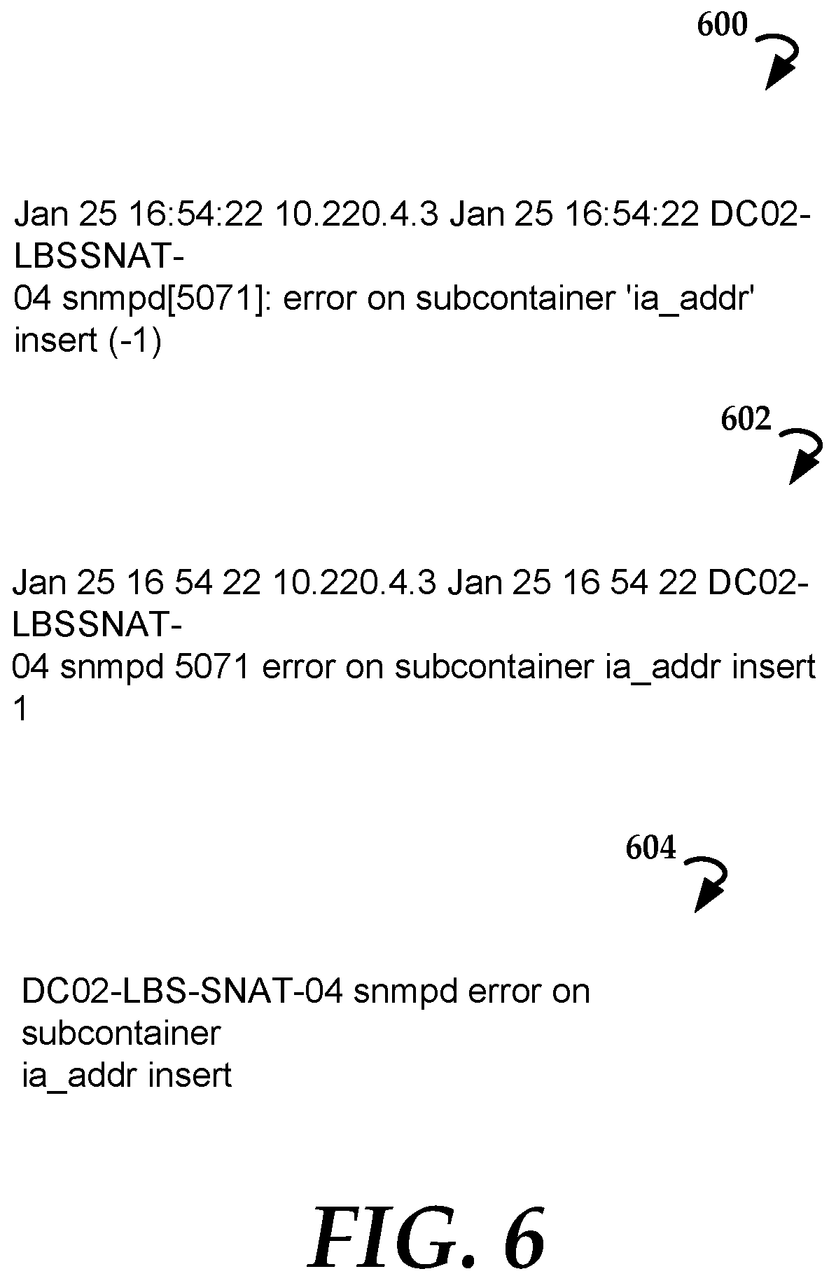 Patent US11783046 Figure 6 – Anomaly and causation detection in computing environments