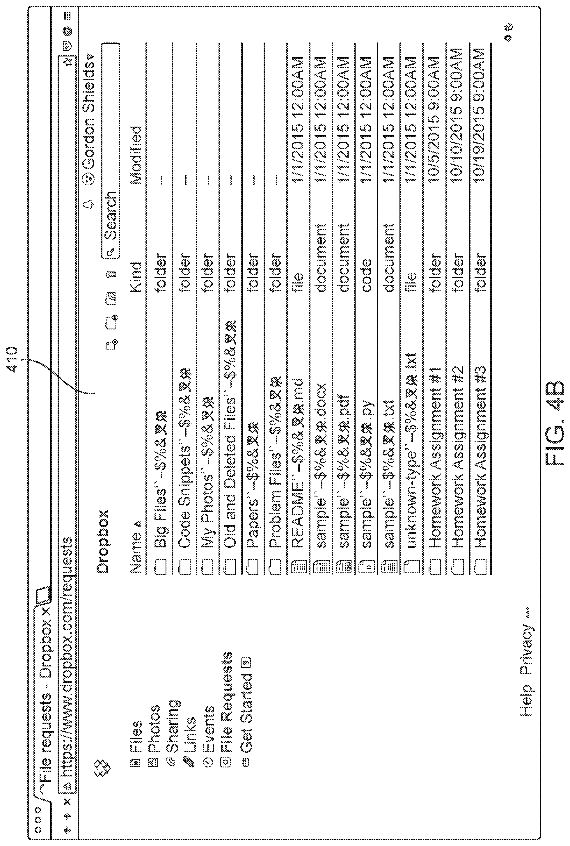 Patent US11783059 Figure 5 – Collection folder for collecting file submissions