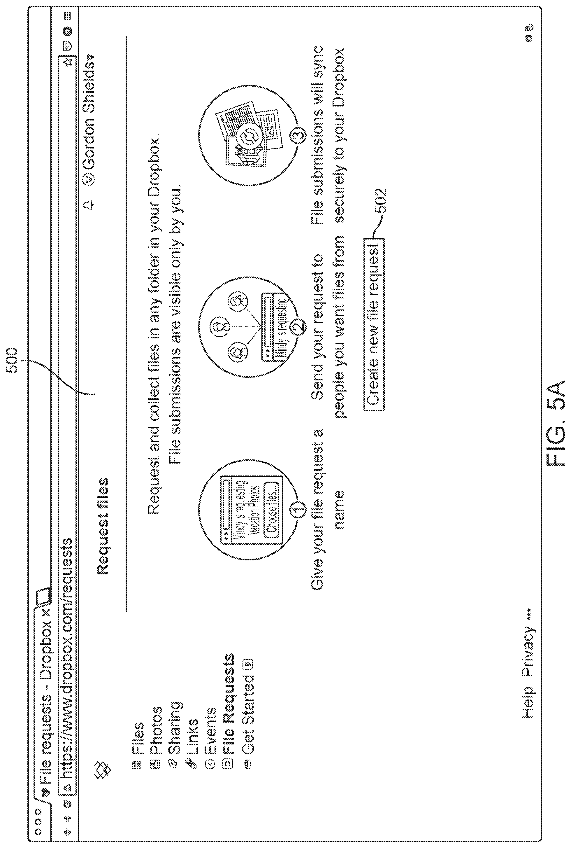 Patent US11783059 Figure 6 – Collection folder for collecting file submissions