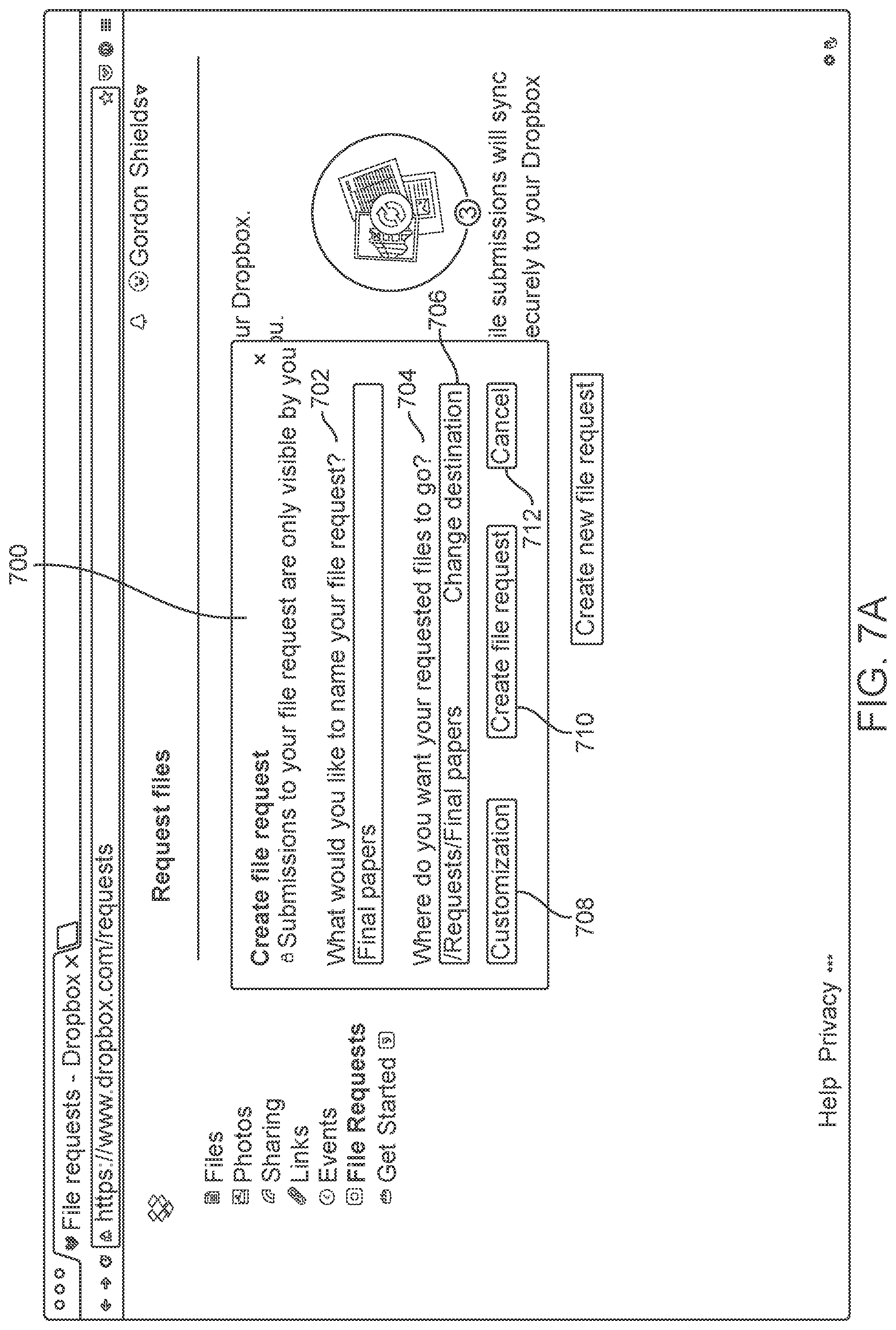 Patent US11783059 Figure 9 – Collection folder for collecting file submissions