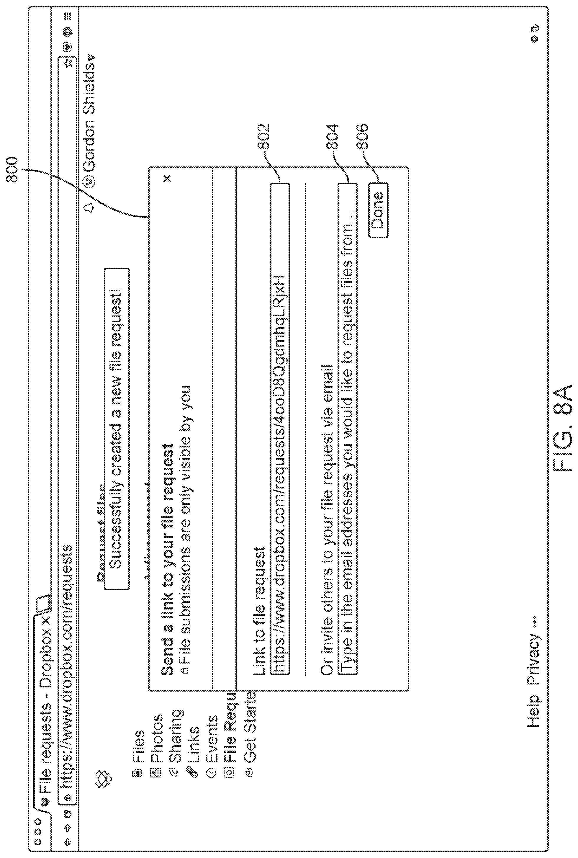 Patent US11783059 Figure 13 – Collection folder for collecting file submissions