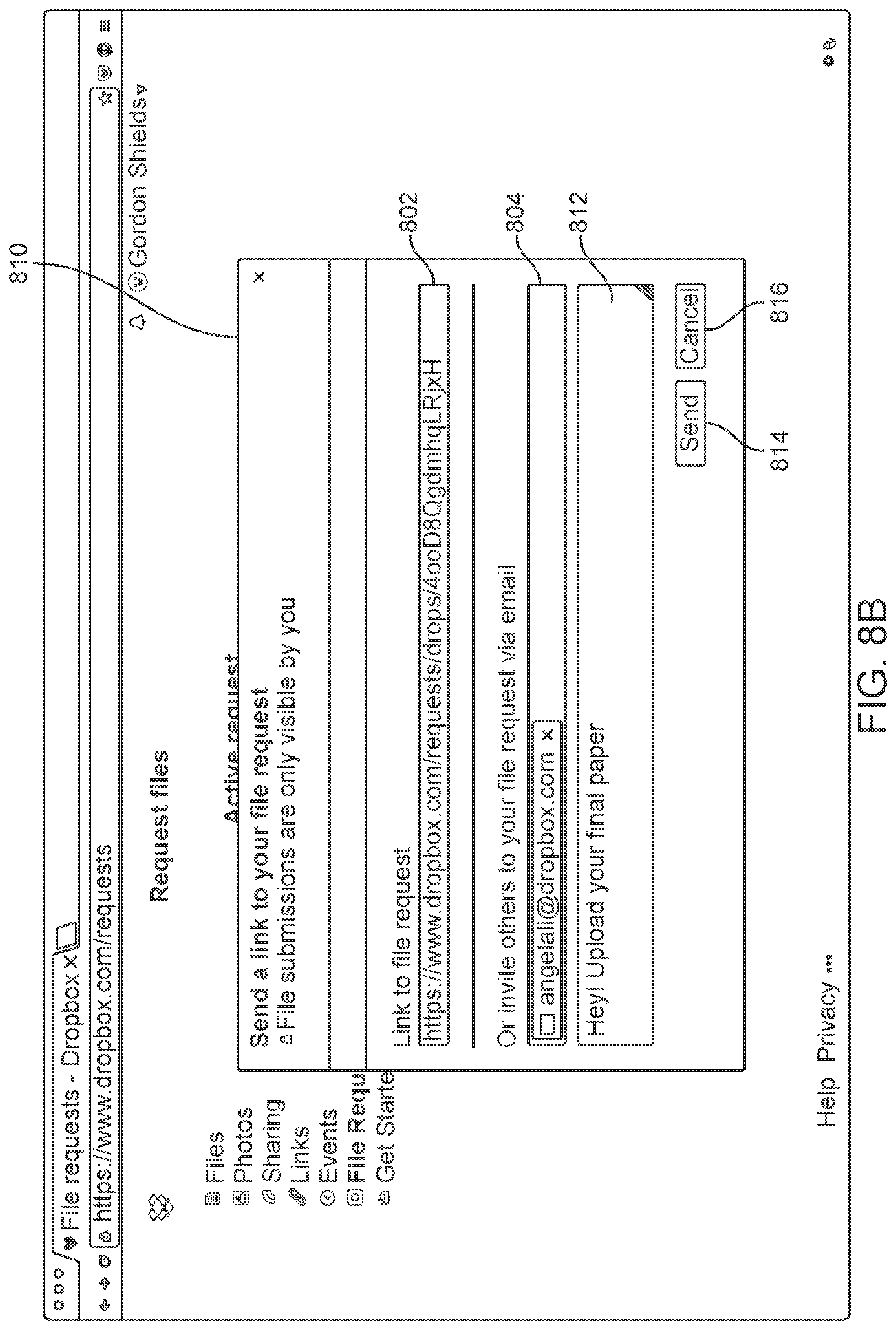 Patent US11783059 Figure 14 – Collection folder for collecting file submissions