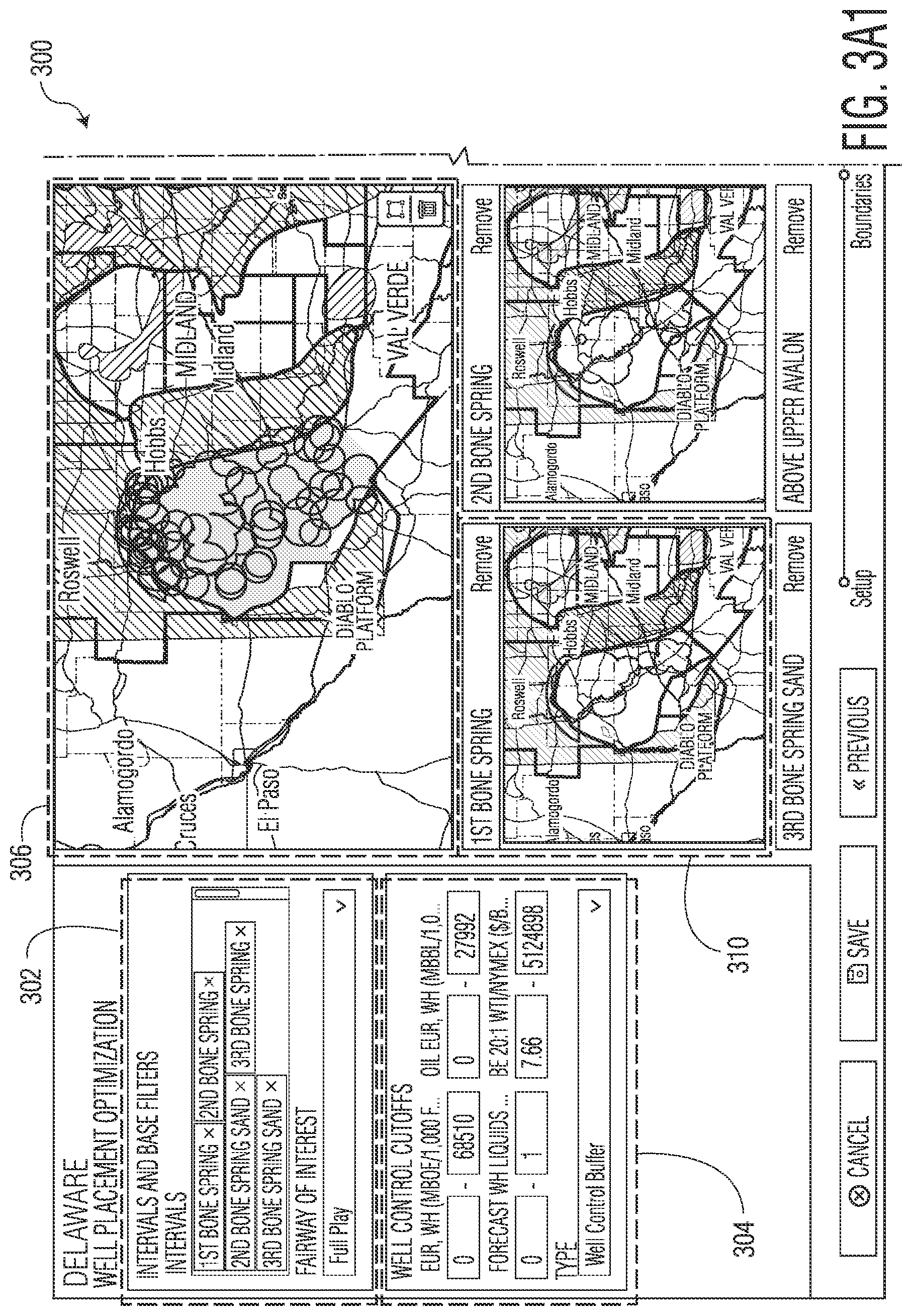 Patent US11783098 Figure 3 – System and method to generate wellbore layouts