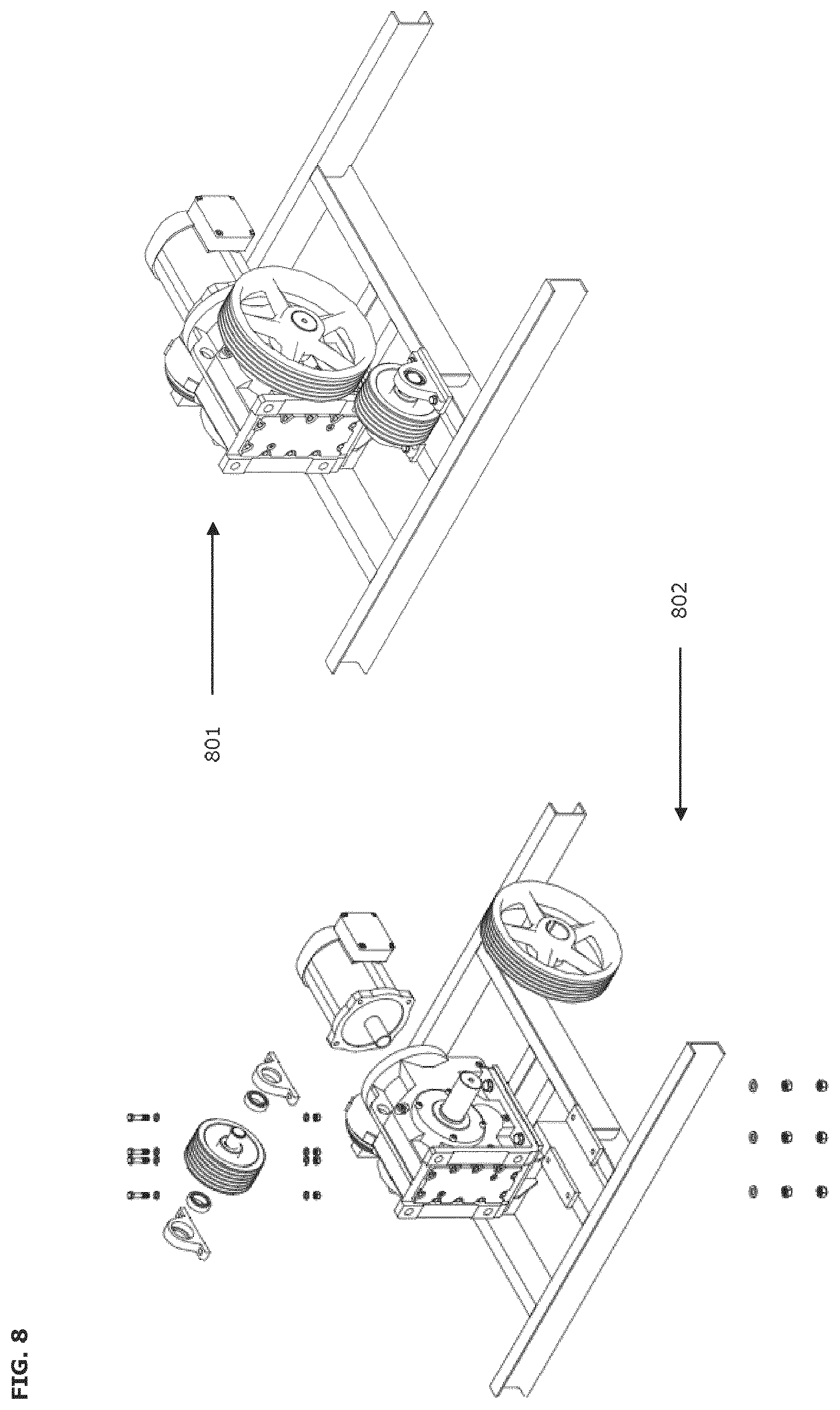 Patent US11783101 Figure 8 – Creation of an exploded view of an assembly in CAD