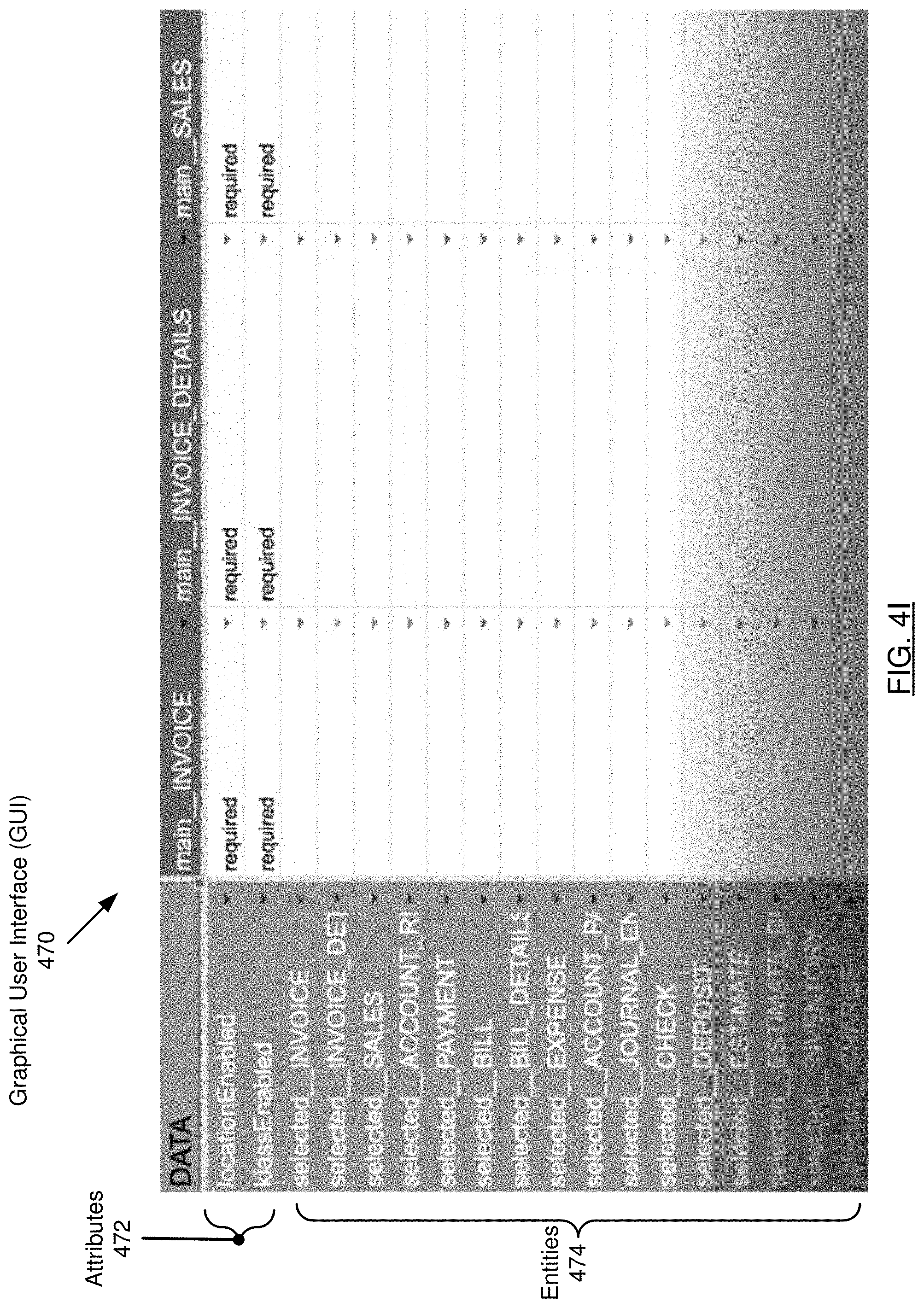 Patent US11783119 Figure 10 – Custom report builder