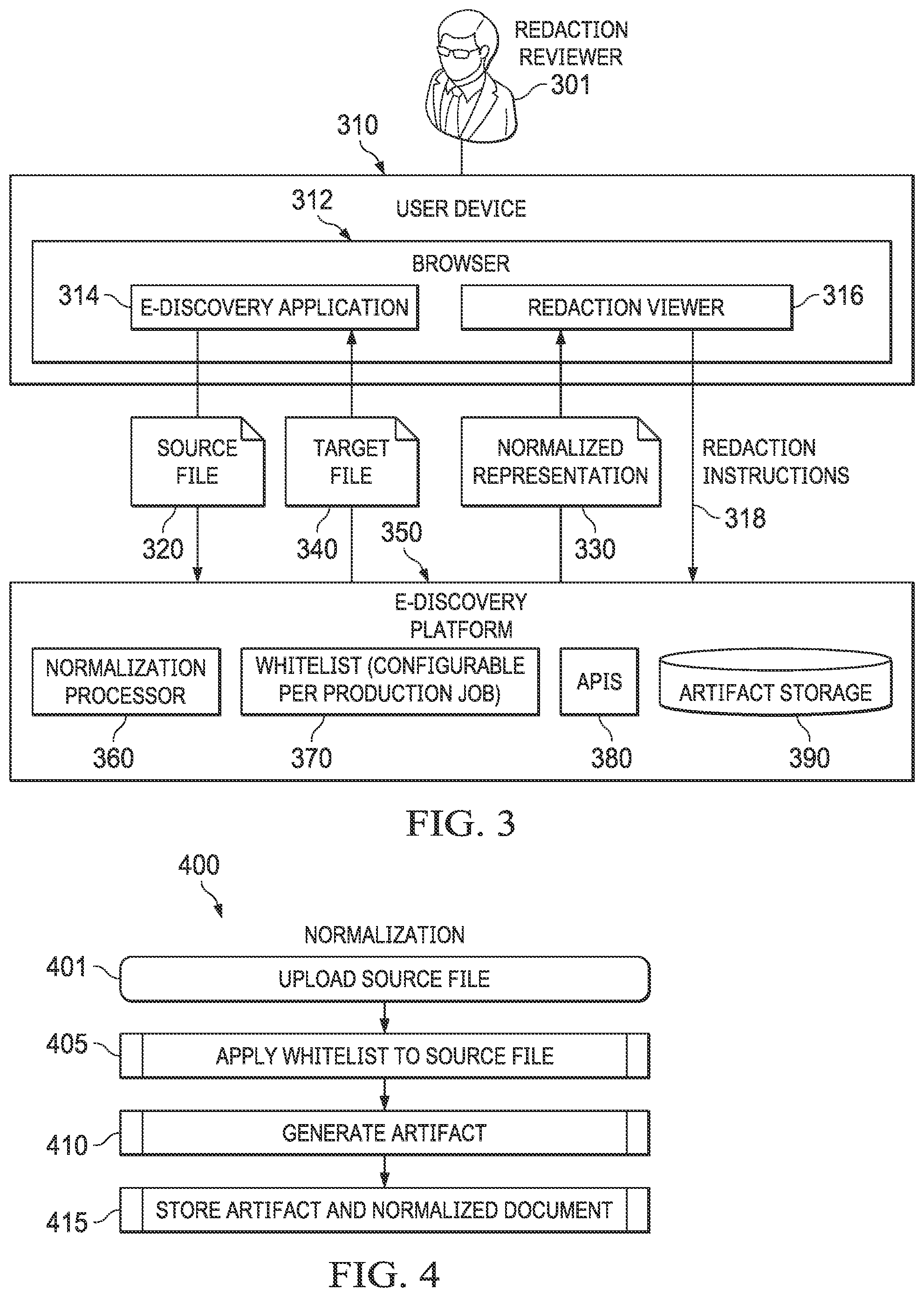 Patent US11783121 Figure 2 – Whitelisting redaction systems and methods