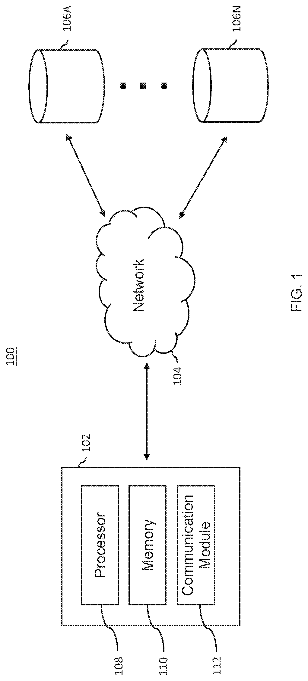 Patent US11783127 Figure 1 – Data entry feature for information tracking system