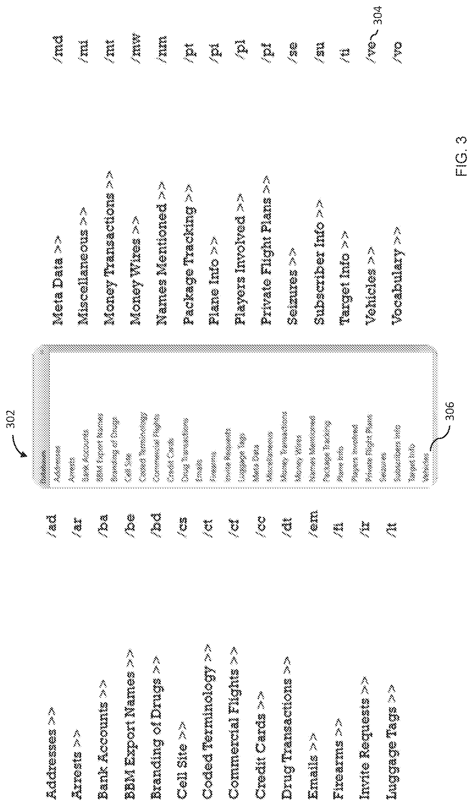 Patent US11783127 Figure 3 – Data entry feature for information tracking system