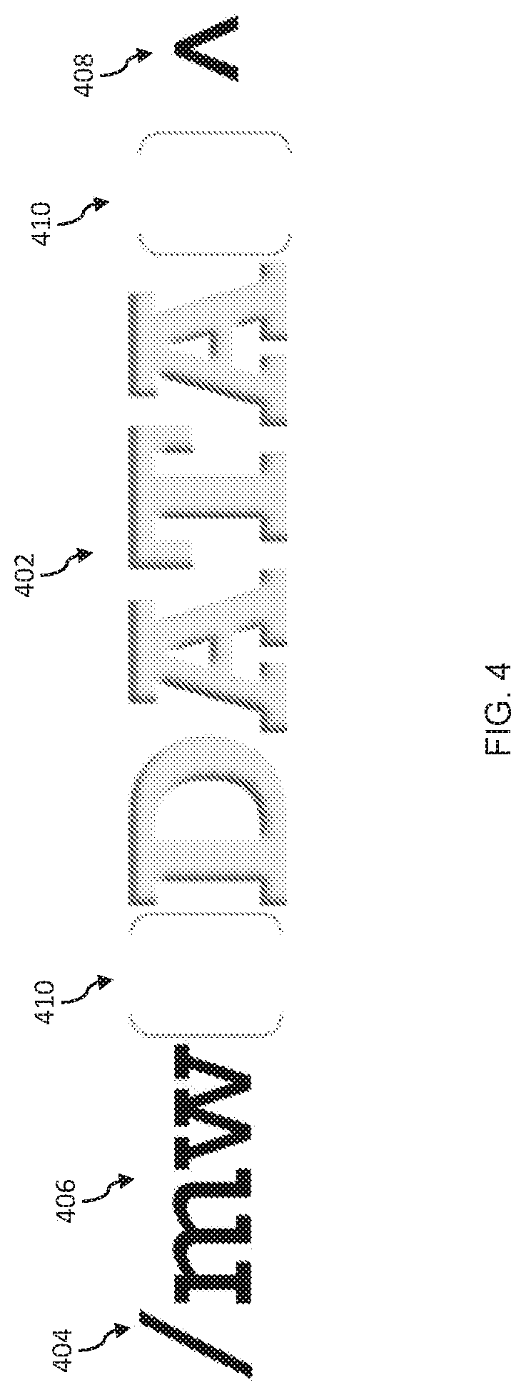 Patent US11783127 Figure 4 – Data entry feature for information tracking system