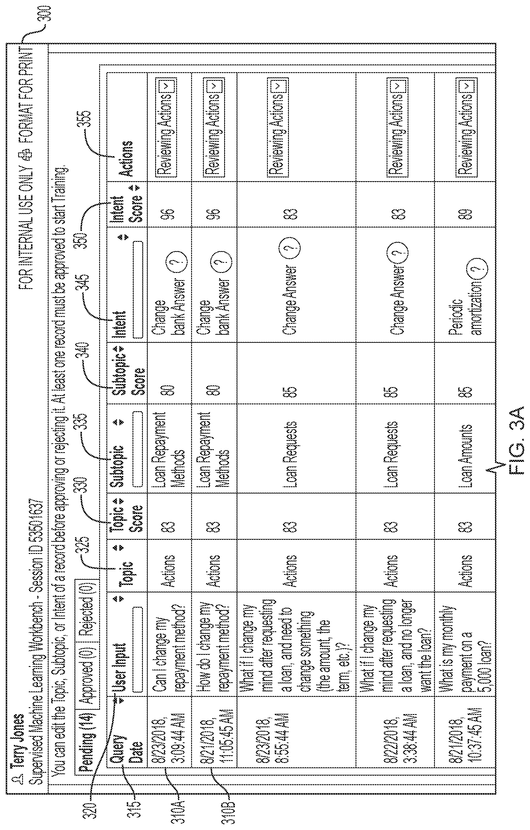 Patent US11783133 Figure 3 – Supervised machine learning for automated assistants