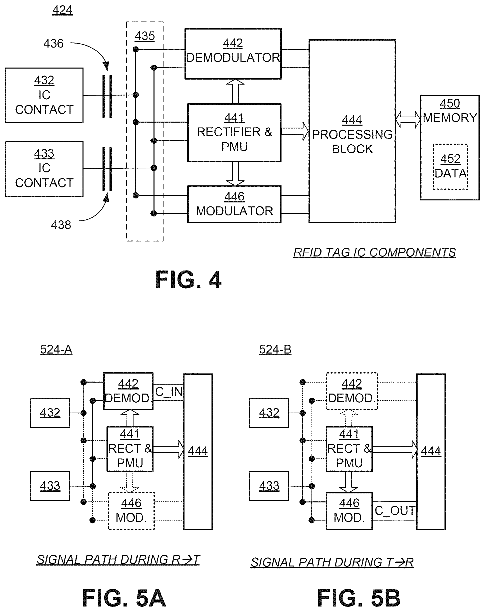 Patent US11783140 Figure 3 – RFID tags enforcing persistence while powered