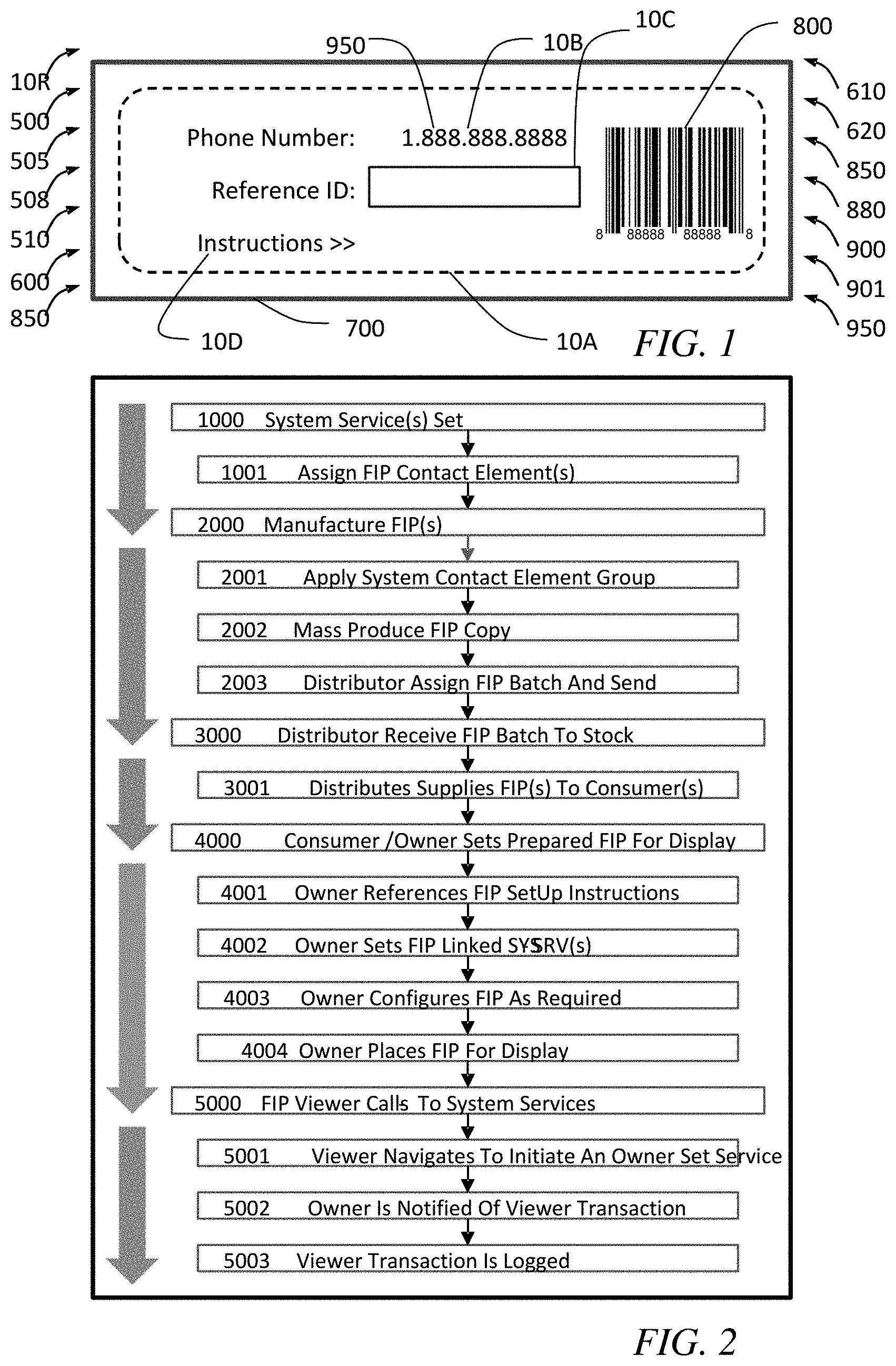 Patent US11783147 Figure 1 – System linked item