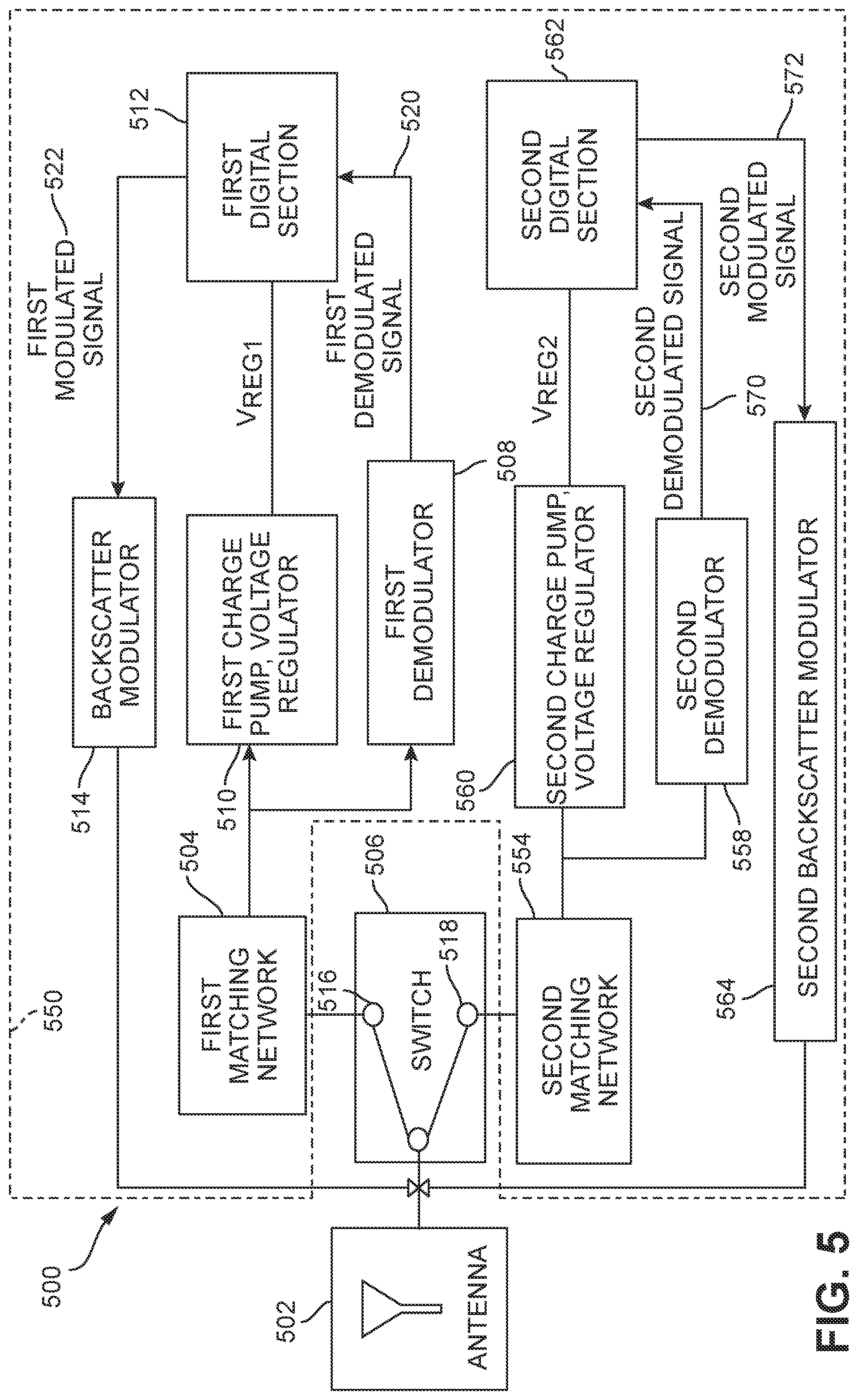 Patent US11783152 Figure 5 – Chip card with on/off mechanisms