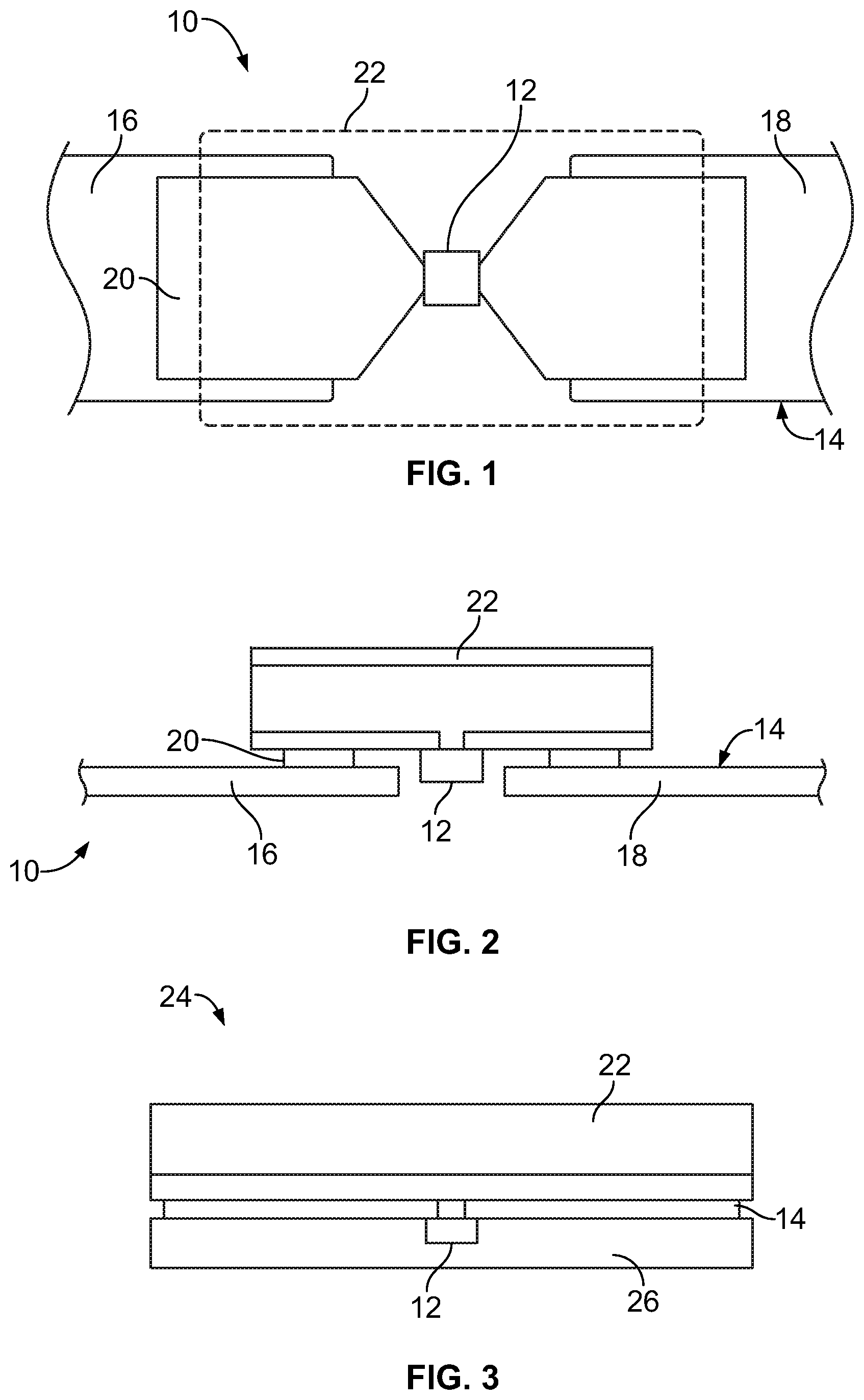 Patent US11783154 Figure 1 – Shielding and/or enhancement of temperature-sensing RFID devices