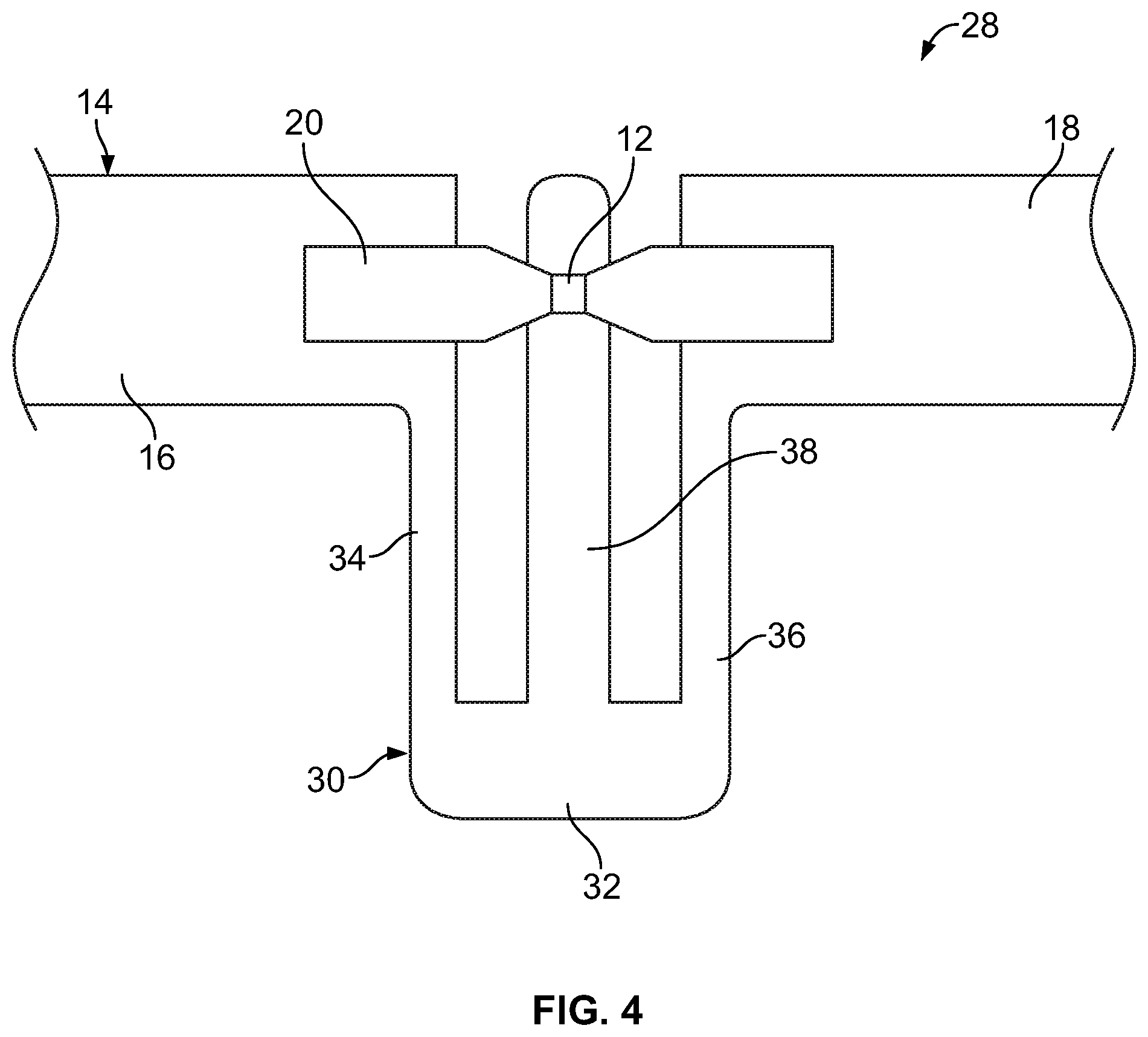 Patent US11783154 Figure 2 – Shielding and/or enhancement of temperature-sensing RFID devices