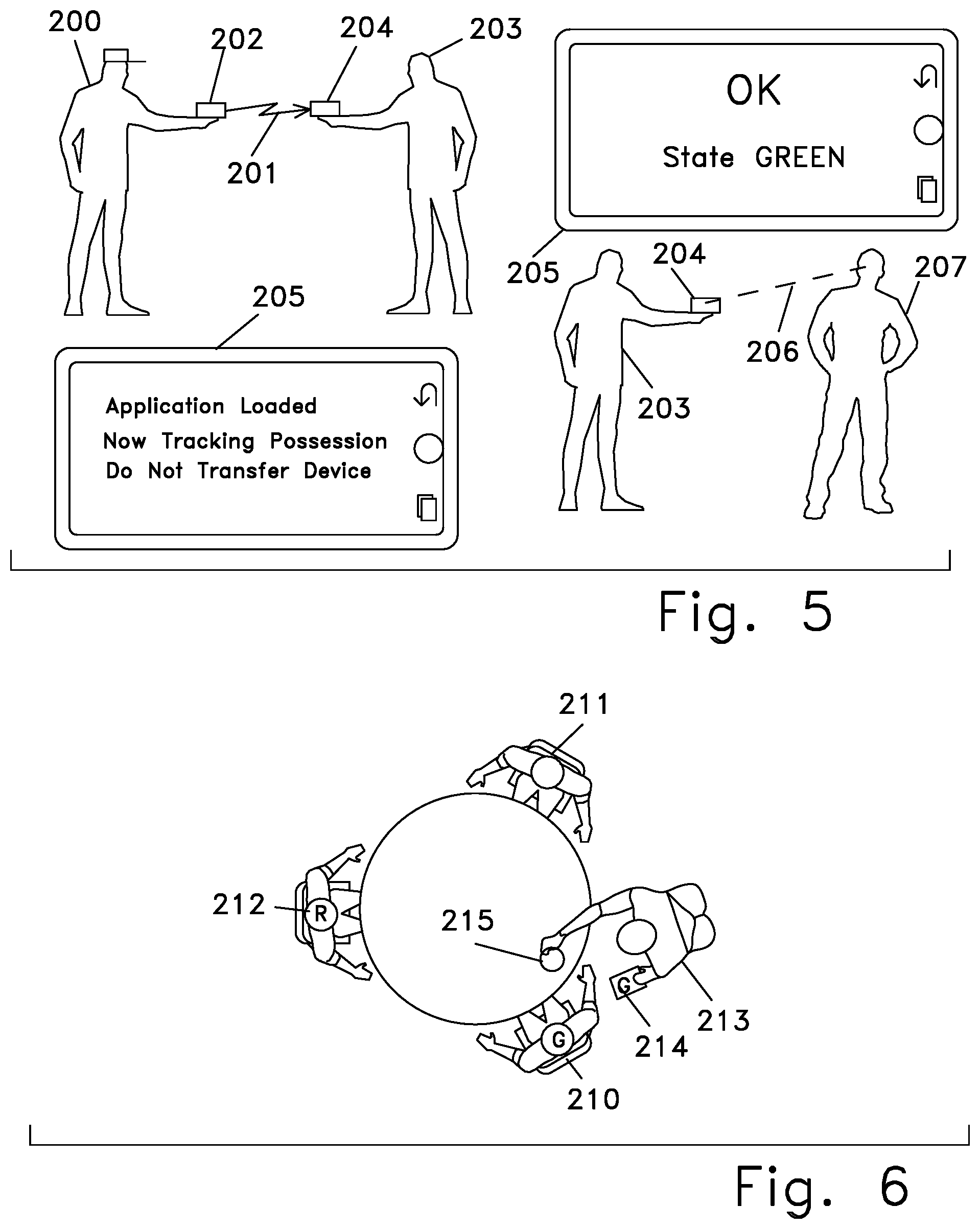 Patent US11783159 Figure 4 – Method and device for detecting unauthorized transfer between persons