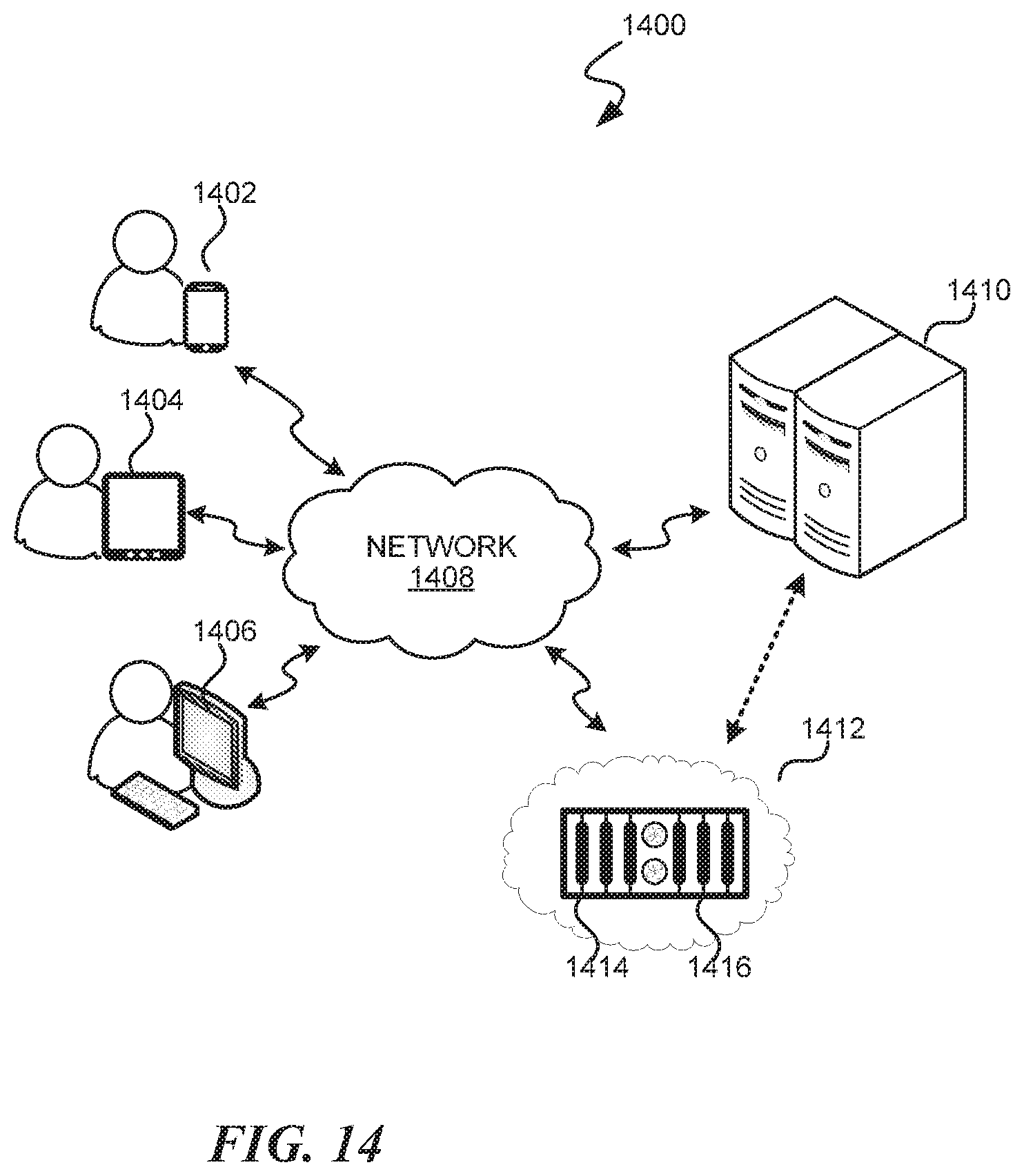 Patent US11783175 Figure 14 – Machine learning model training