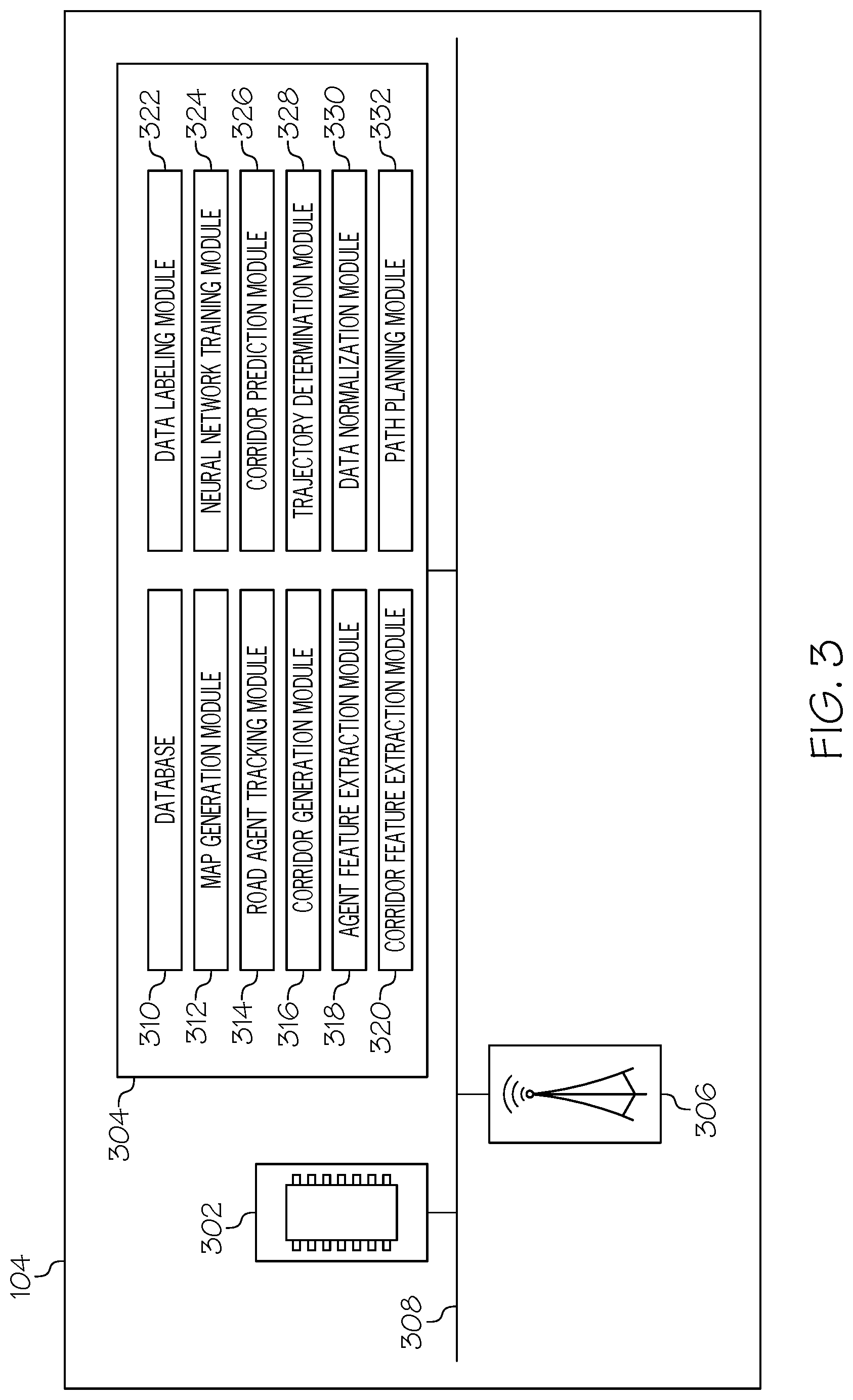 Patent US11783178 Figure 3 – Systems and methods for corridor intent prediction