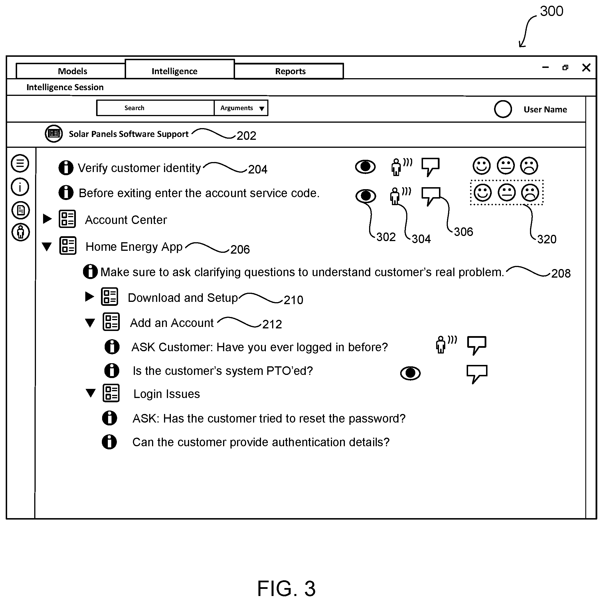 Patent US11783208 Figure 3 – Use of machine learning to provide answer patterns and context descriptions