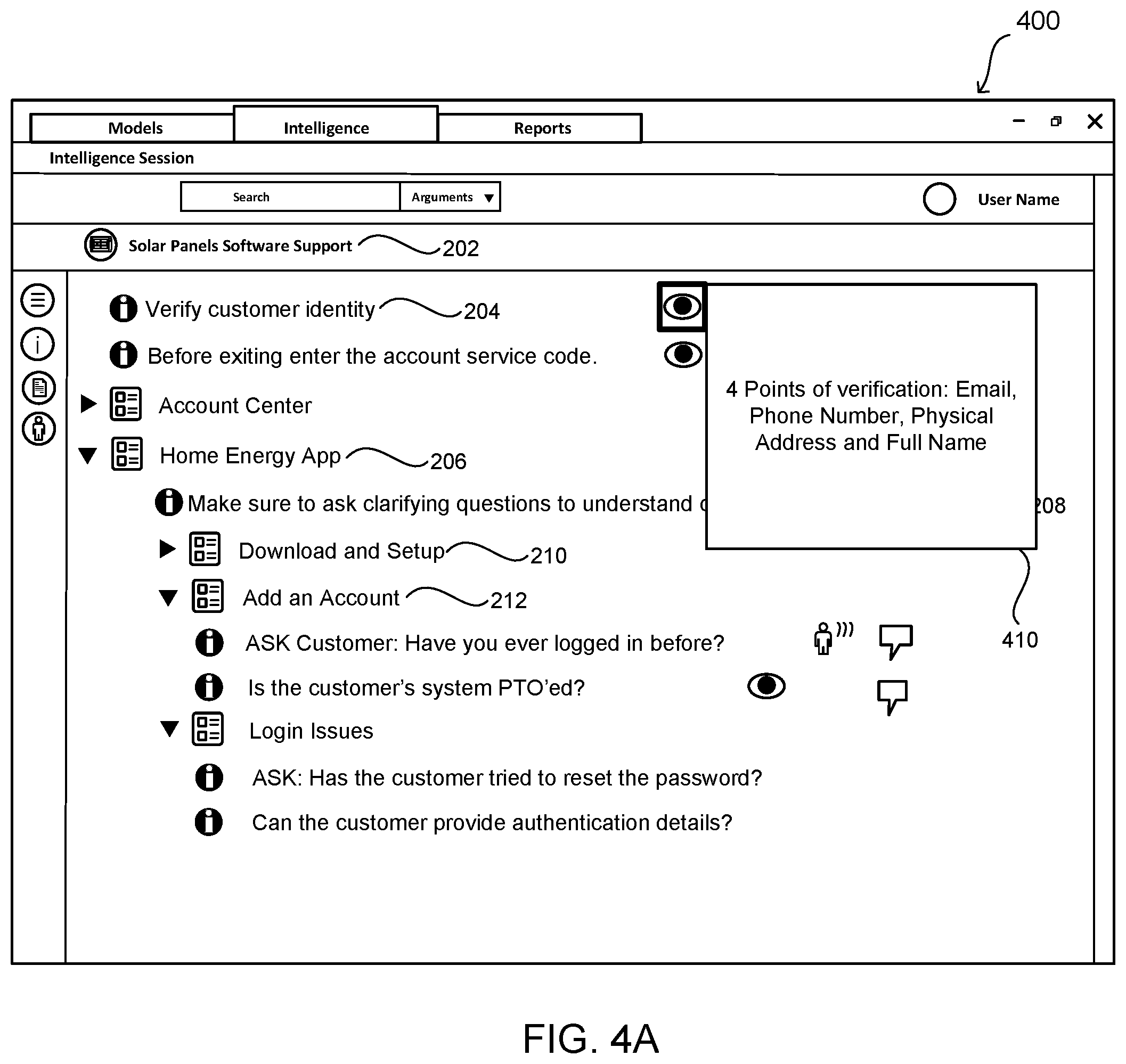 Patent US11783208 Figure 4 – Use of machine learning to provide answer patterns and context descriptions