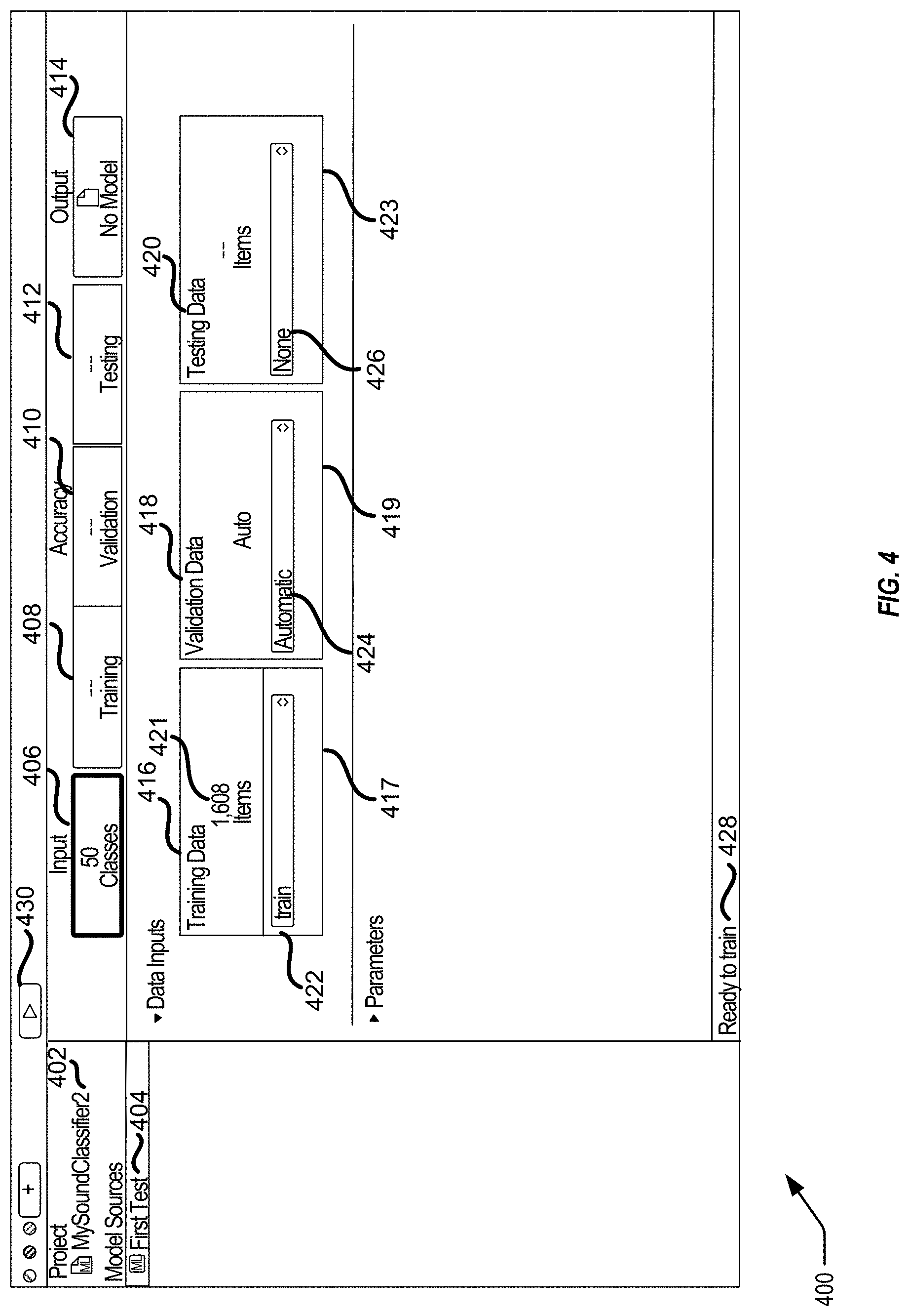 Patent US11783223 Figure 4 – Techniques for machine language model creation