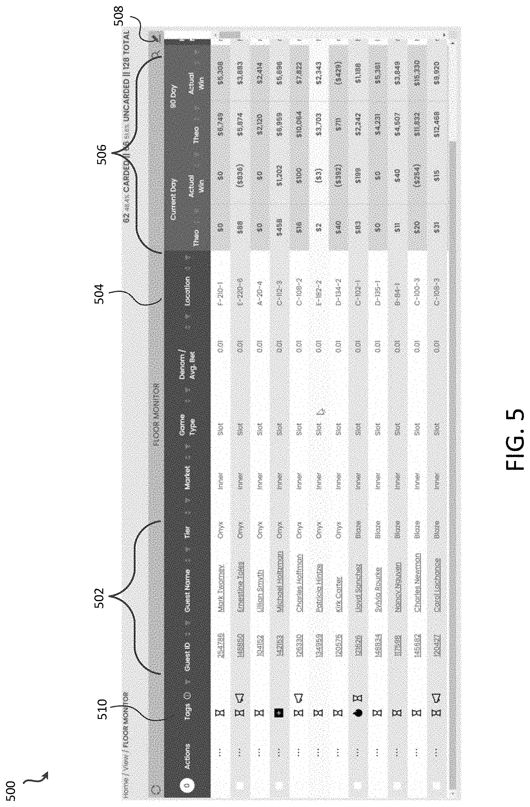 Patent US11783260 Figure 5 – Systems and methods for managing actions associated with assets of a service business