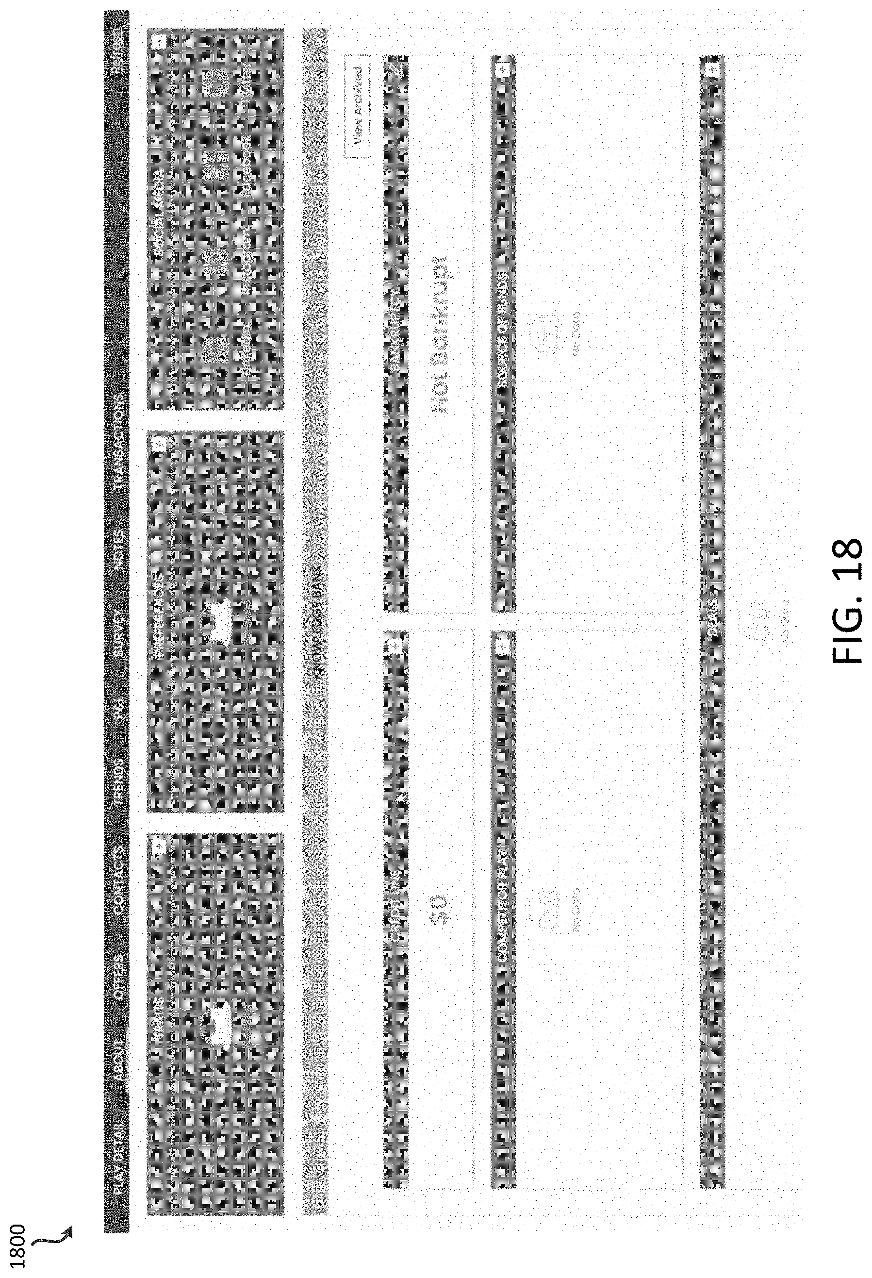 Patent US11783260 Figure 18 – Systems and methods for managing actions associated with assets of a service business