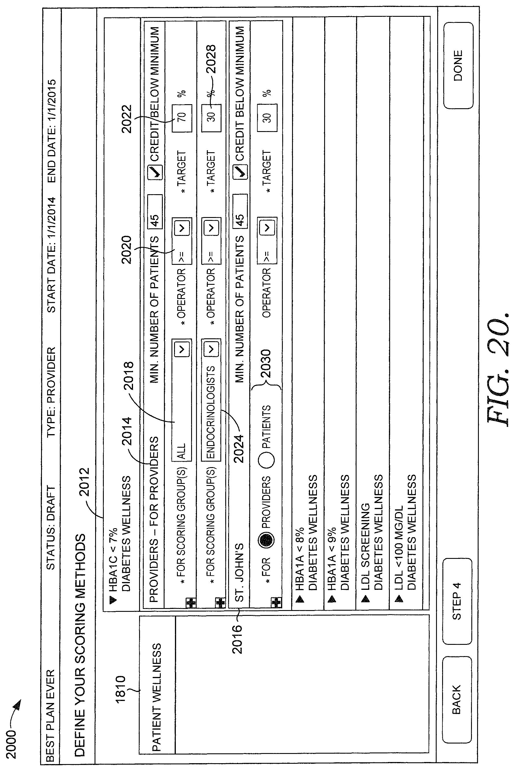 Patent US11783265 Figure 18 – Score cards