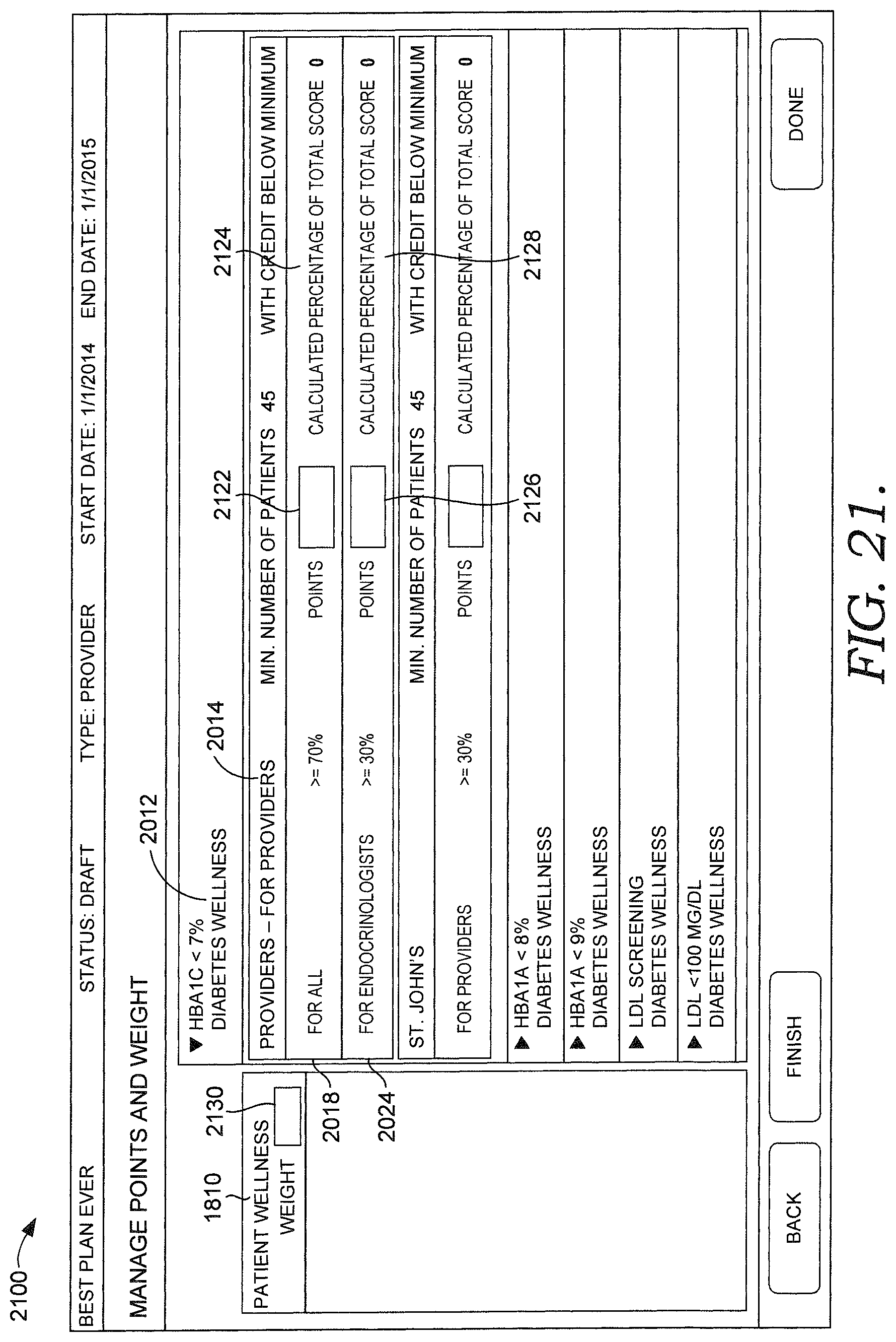 Patent US11783265 Figure 19 – Score cards