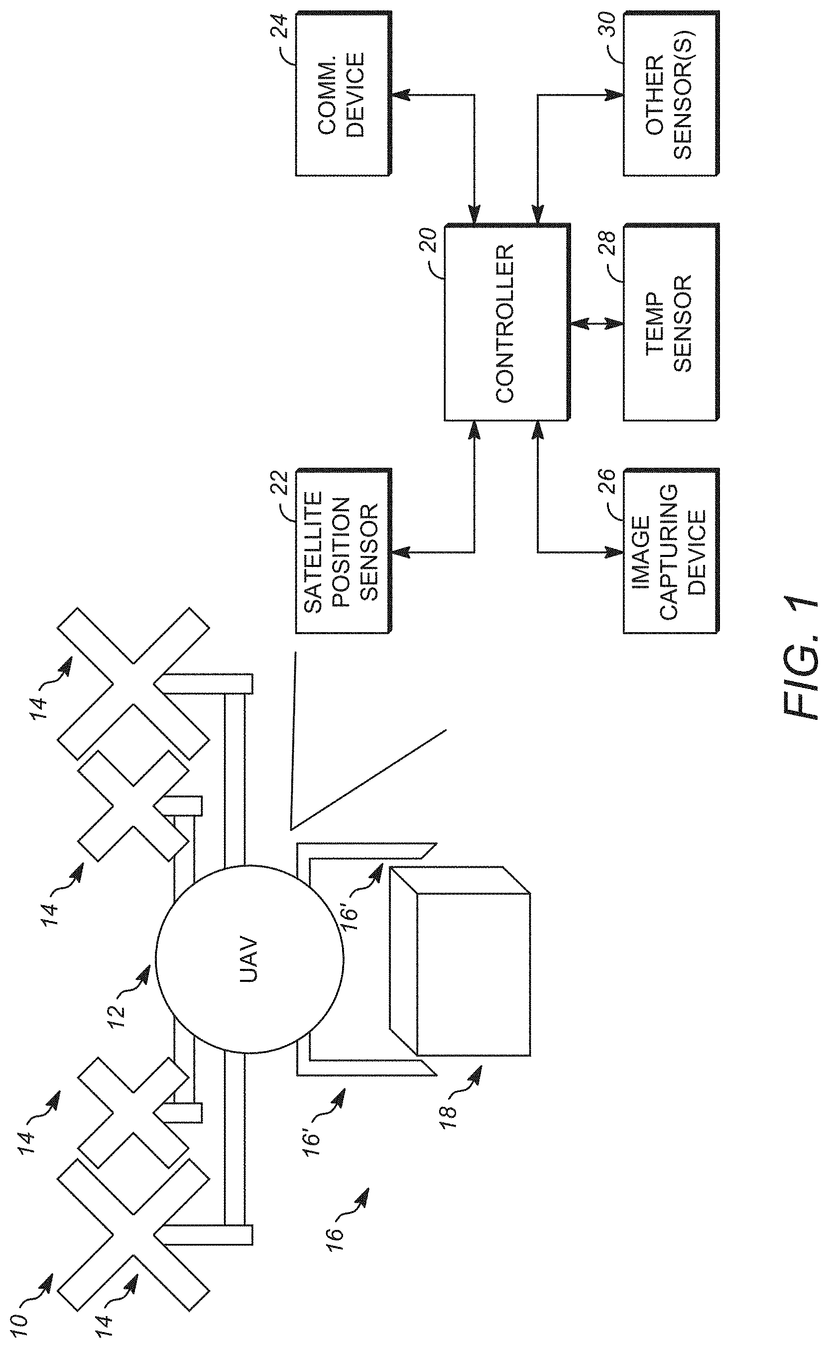 Patent US11783273 Figure 1 – System and method for receiving and delivering a medical package