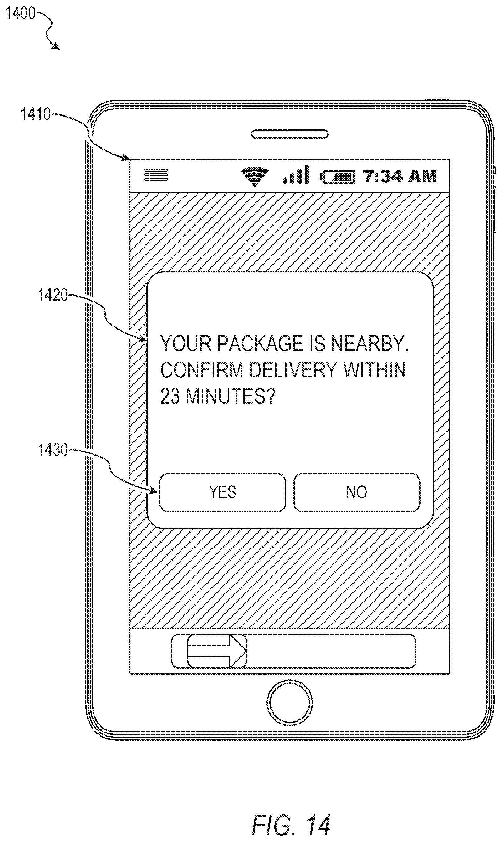 Patent US11783283 Figure 15 – Public transport infrastructure facilitated drone delivery
