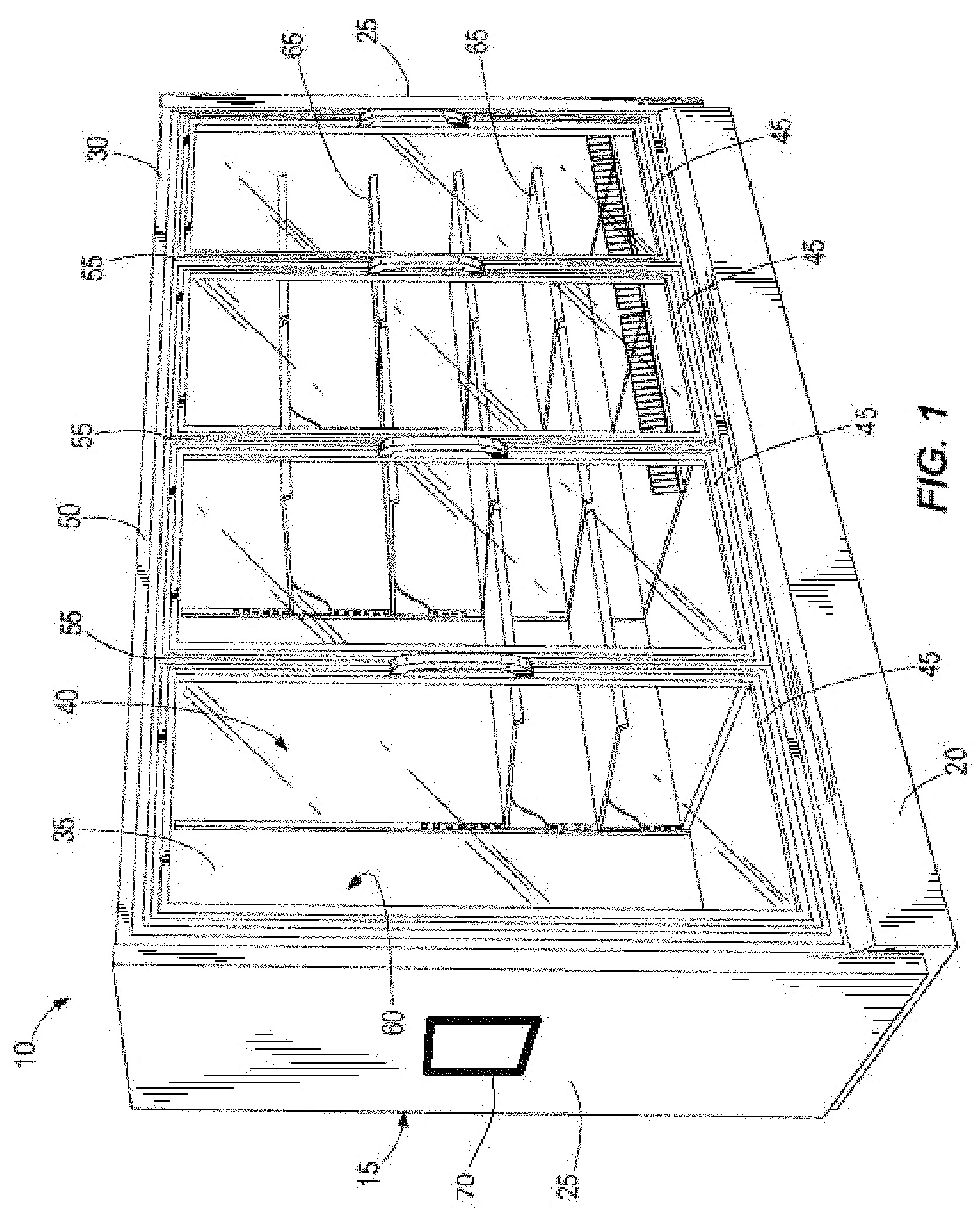 Patent US11783286 Figure 1 – Food display system integrating retailer services with consumer engagement