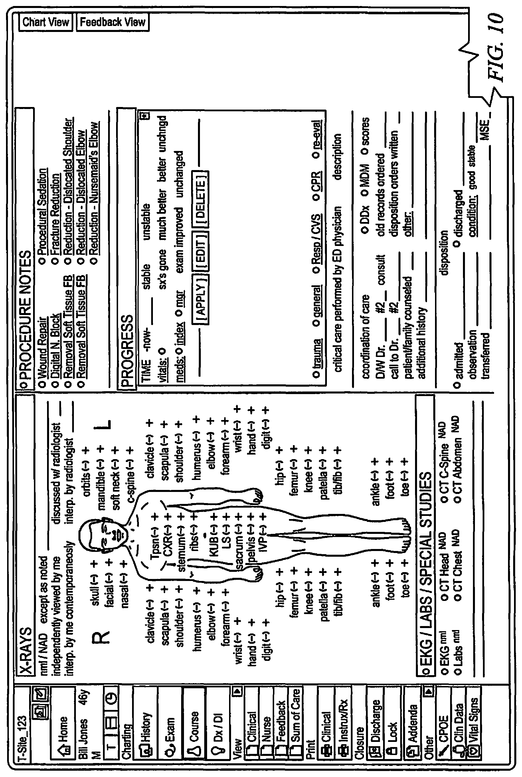 Patent US11783291 Figure 10 – Systems and methods for coding data from a medical encounter