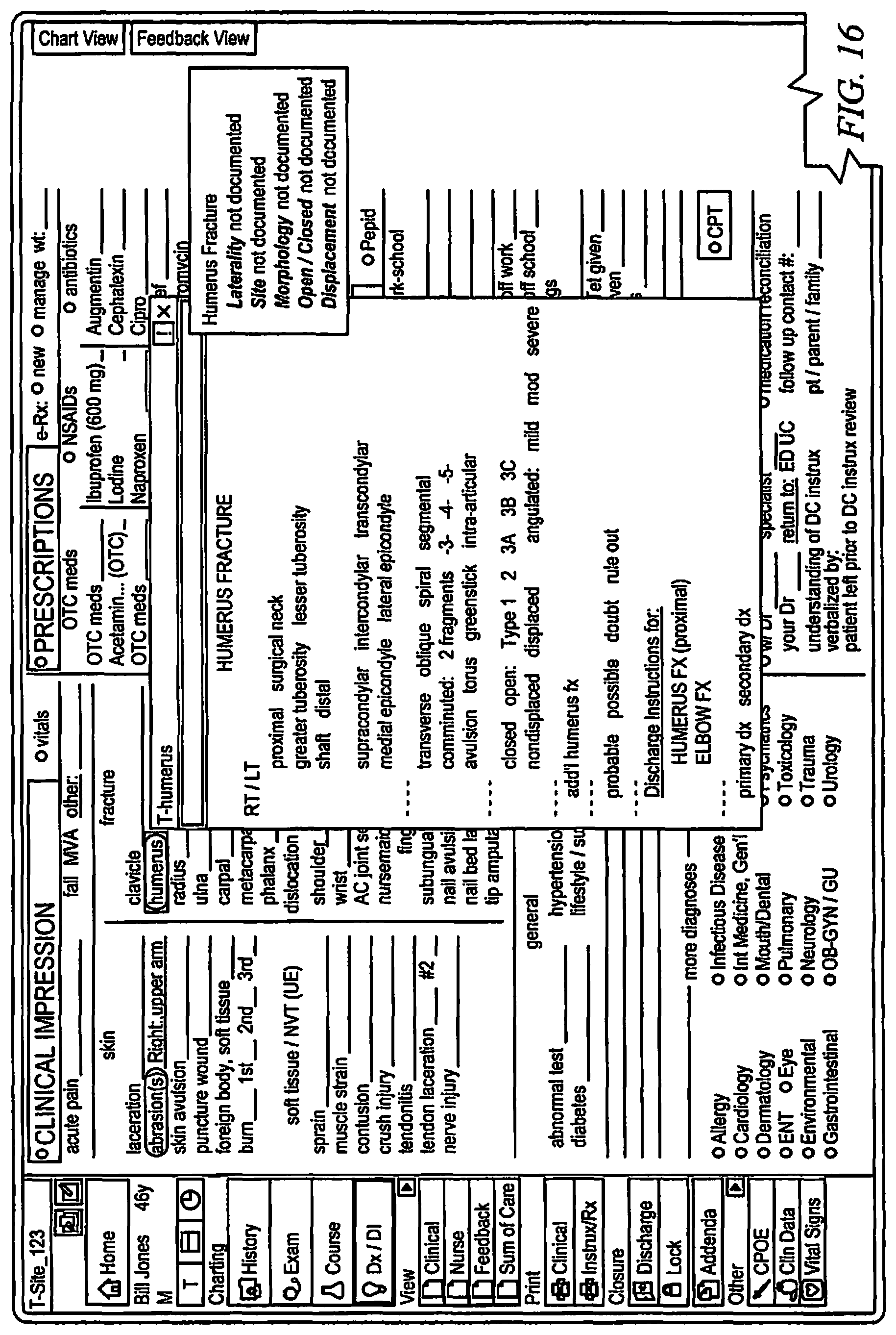 Patent US11783291 Figure 16 – Systems and methods for coding data from a medical encounter
