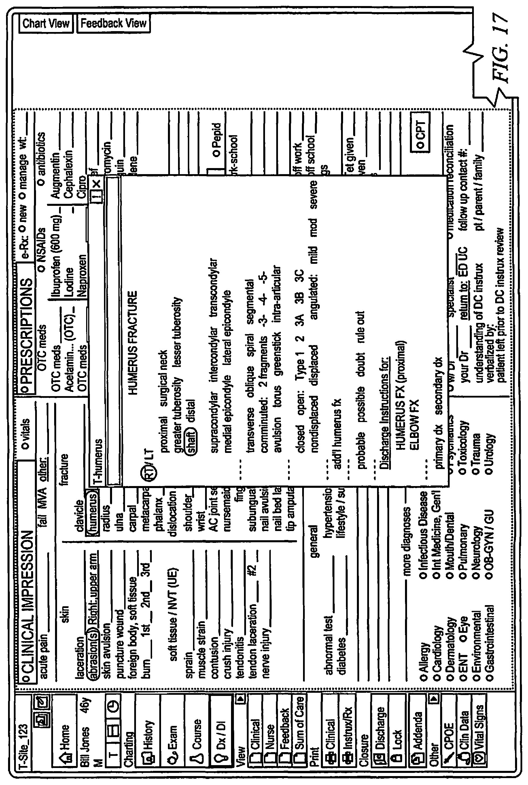 Patent US11783291 Figure 17 – Systems and methods for coding data from a medical encounter