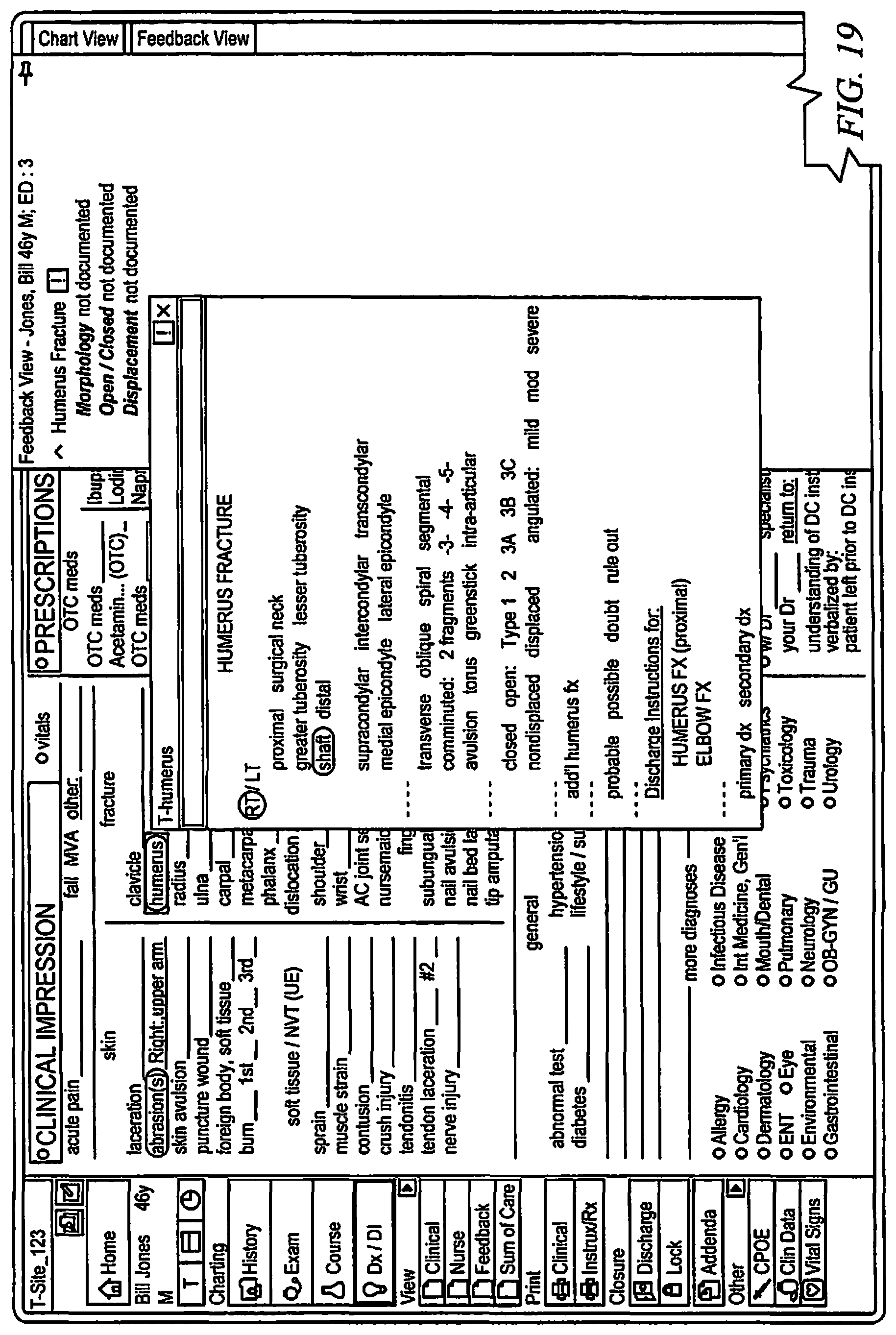 Patent US11783291 Figure 19 – Systems and methods for coding data from a medical encounter