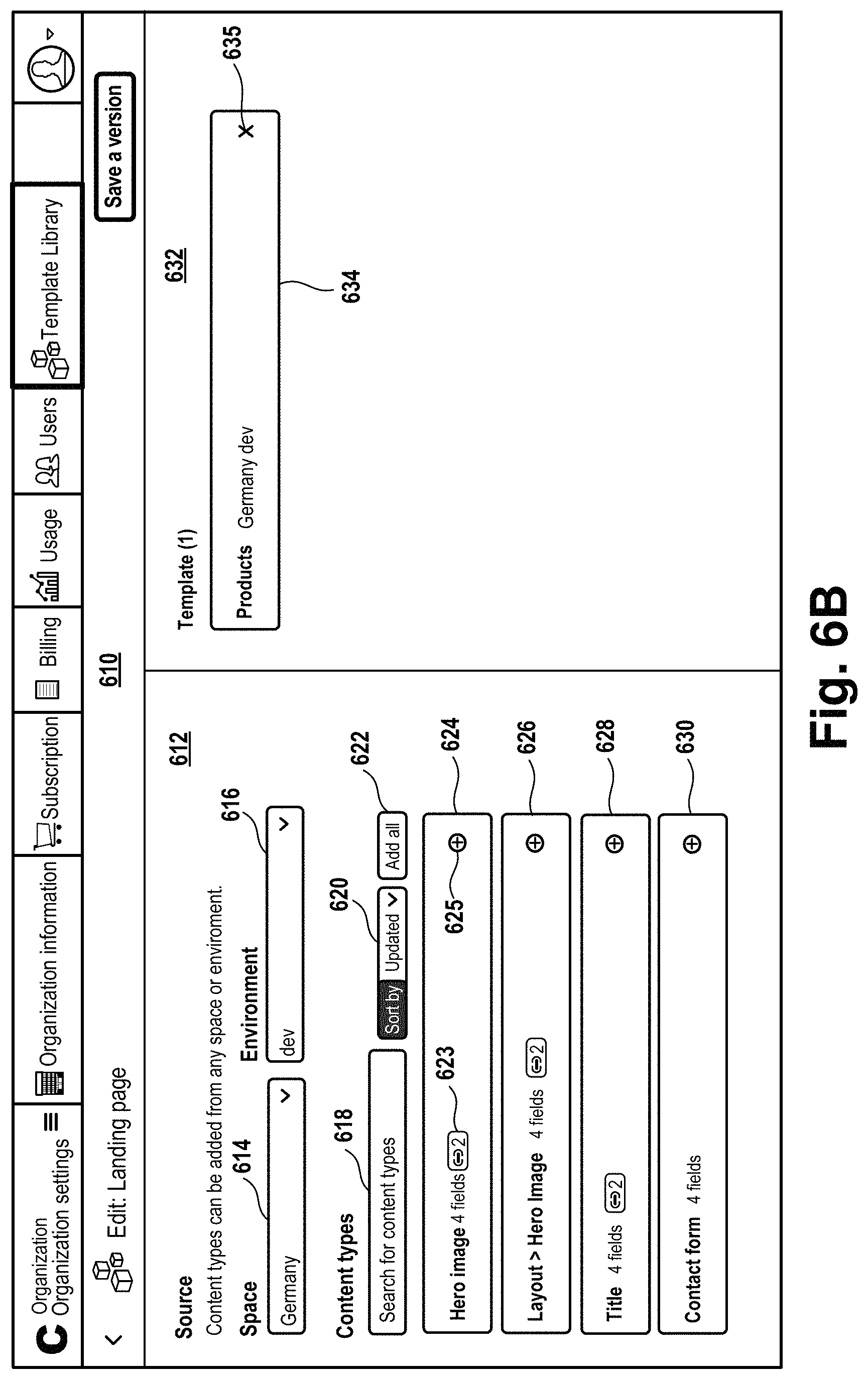 Patent US11783294 Figure 9 – Templates for content spaces in a content management system