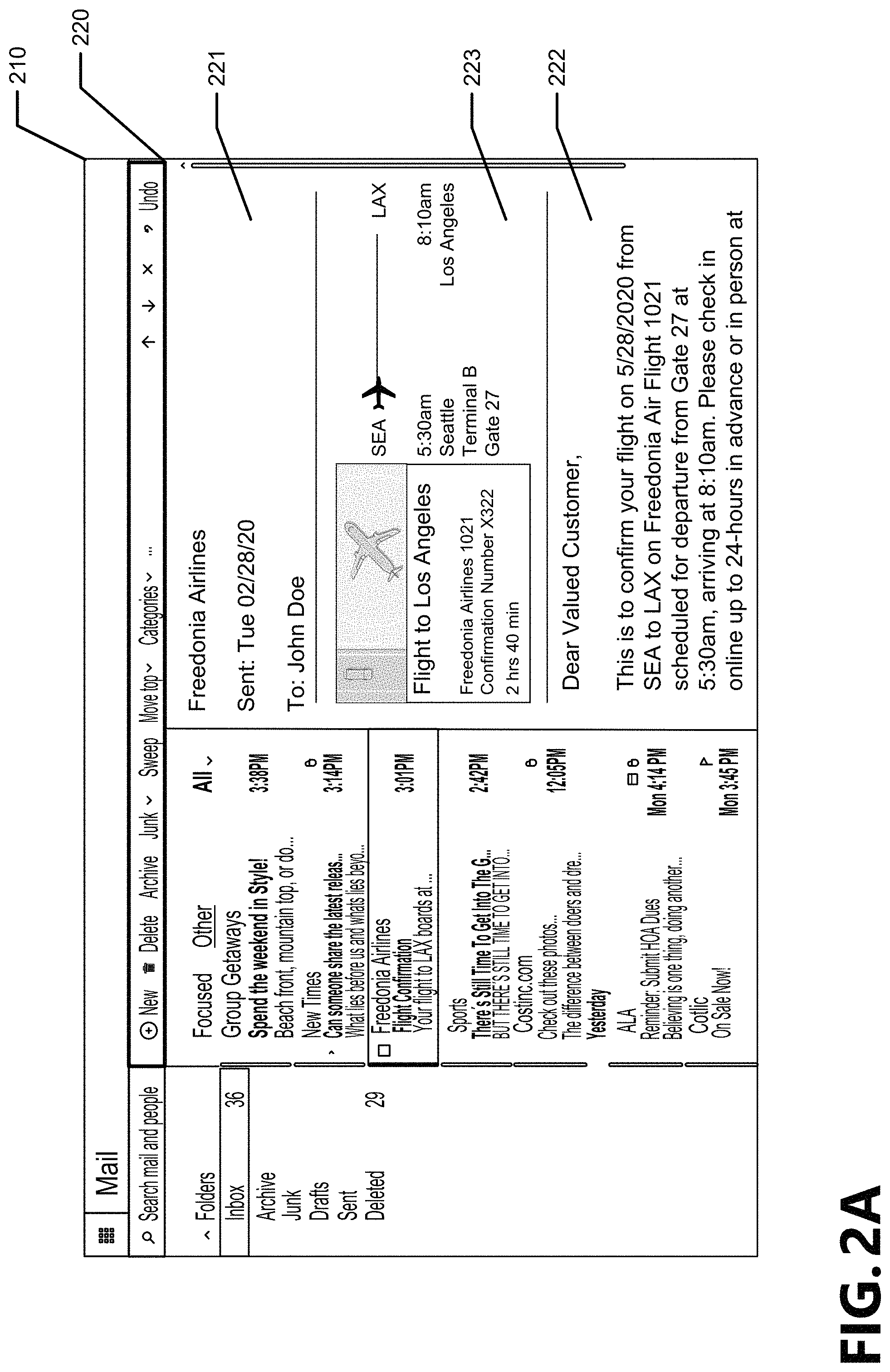 Patent US11783299 Figure 2 – Sharing events with structured metadata