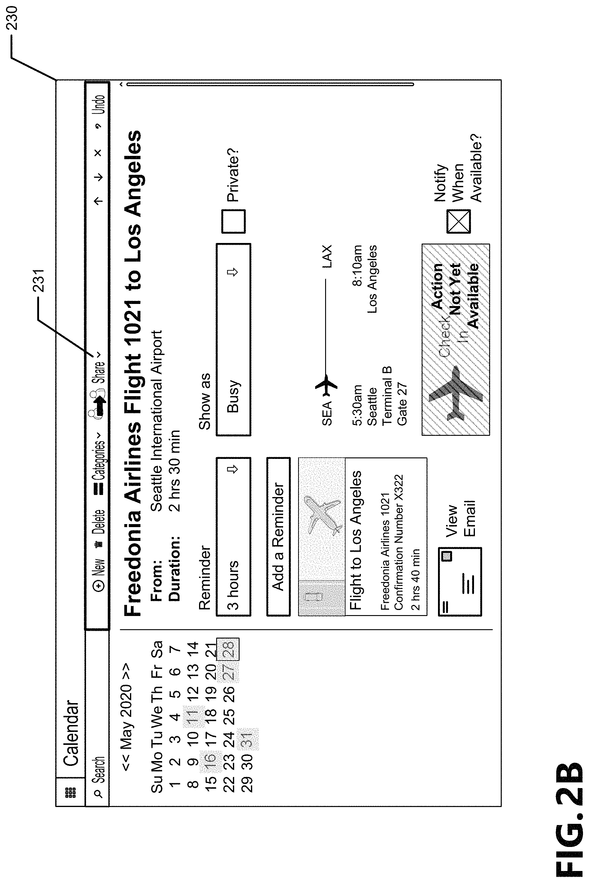 Patent US11783299 Figure 3 – Sharing events with structured metadata