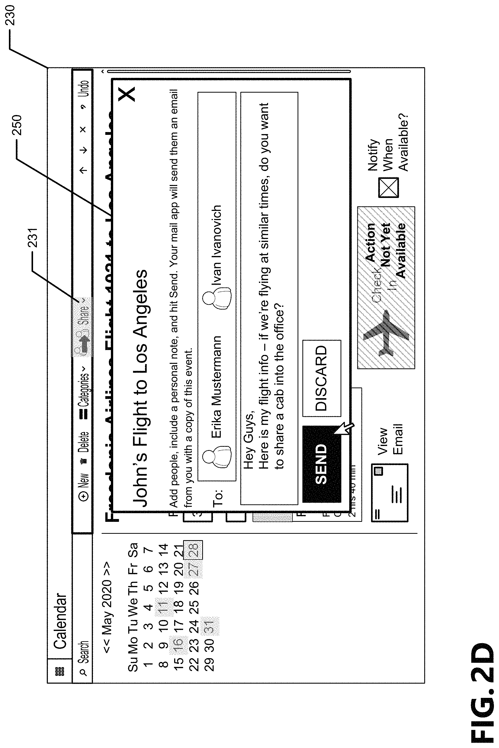 Patent US11783299 Figure 5 – Sharing events with structured metadata