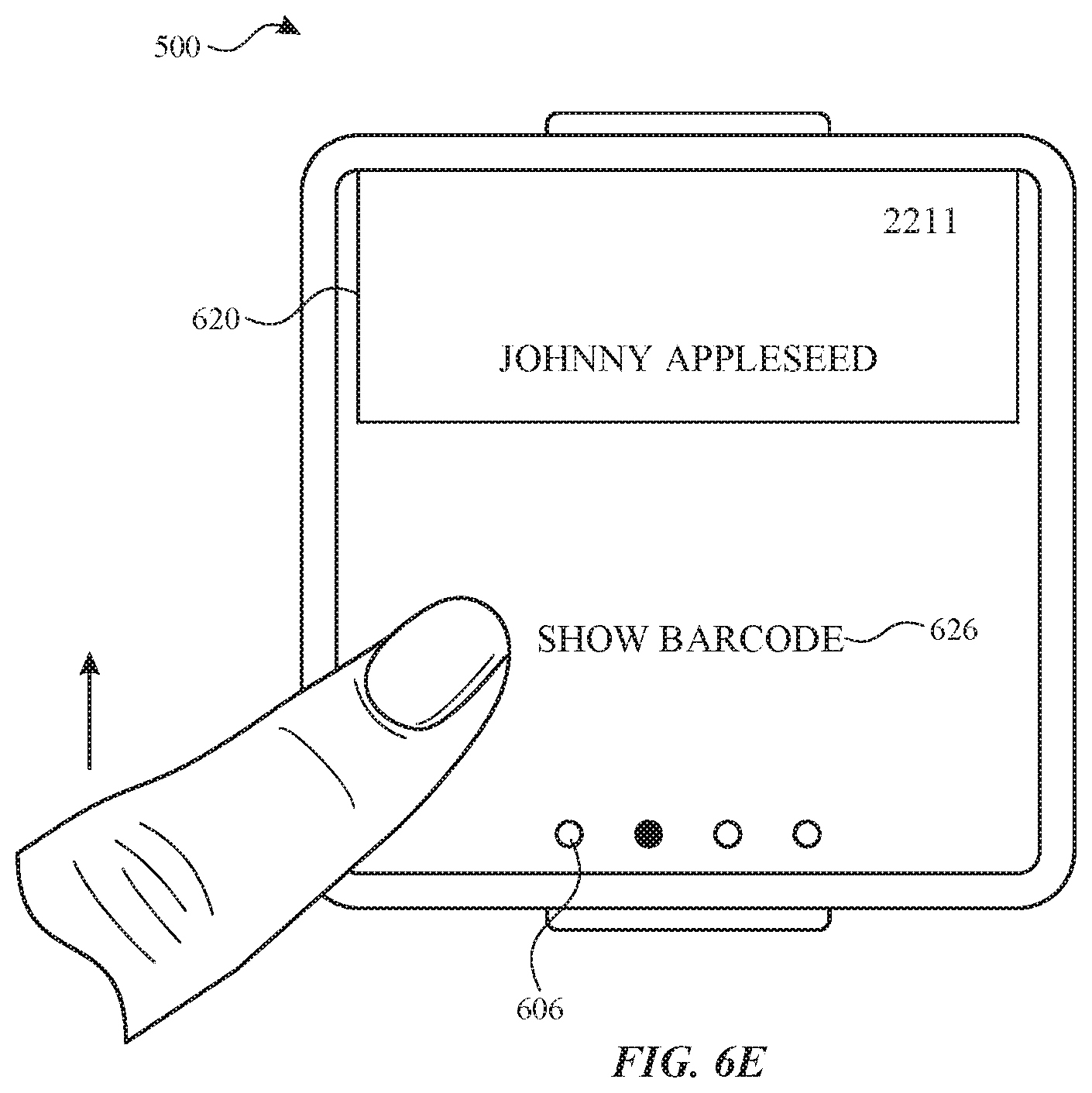 Patent US11783305 Figure 20 – User interface for loyalty accounts and private label accounts for a wearable device