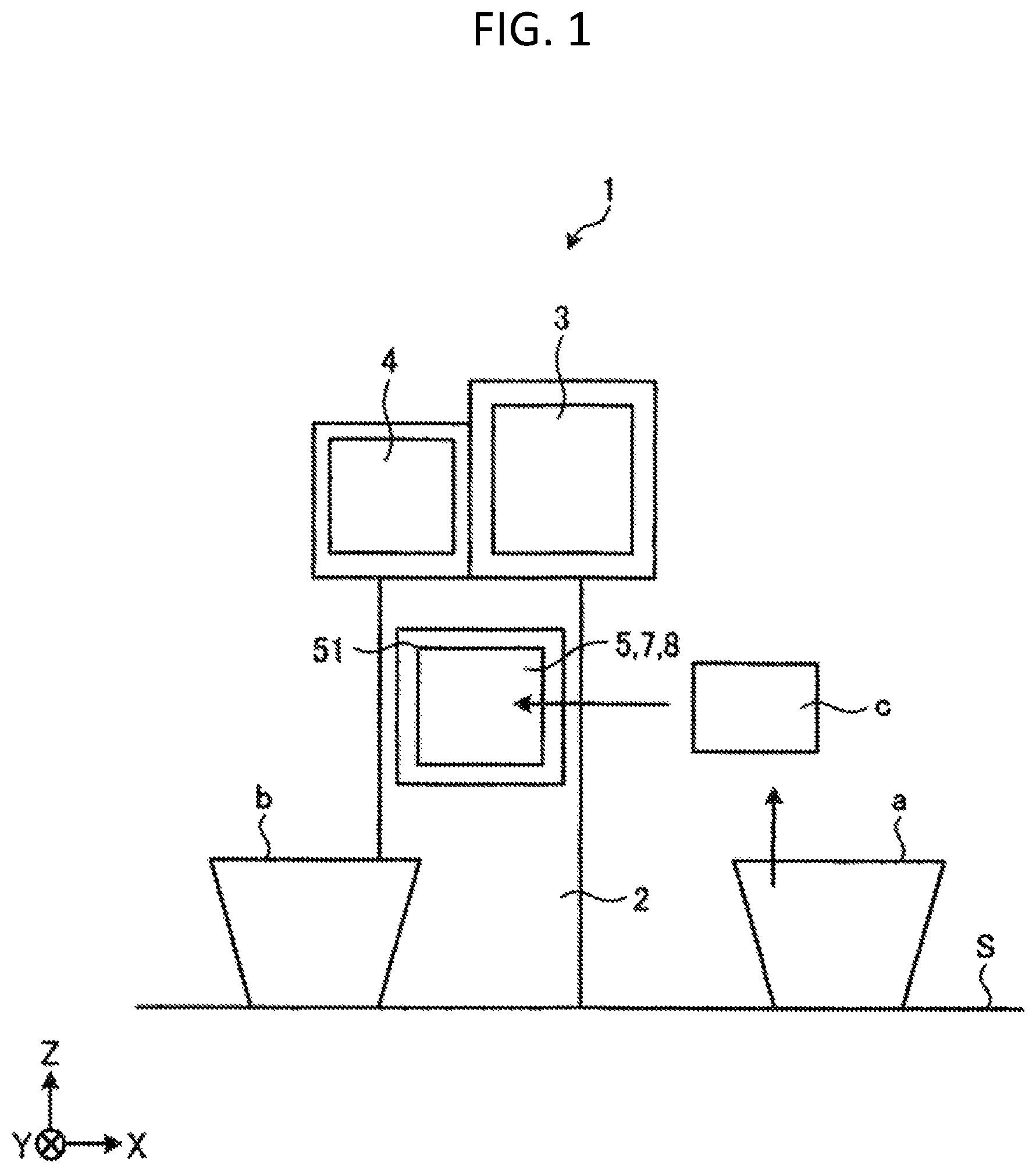 Patent US11783311 Figure 1 – Commodity registration device with wireless tag reader and optical reading unit