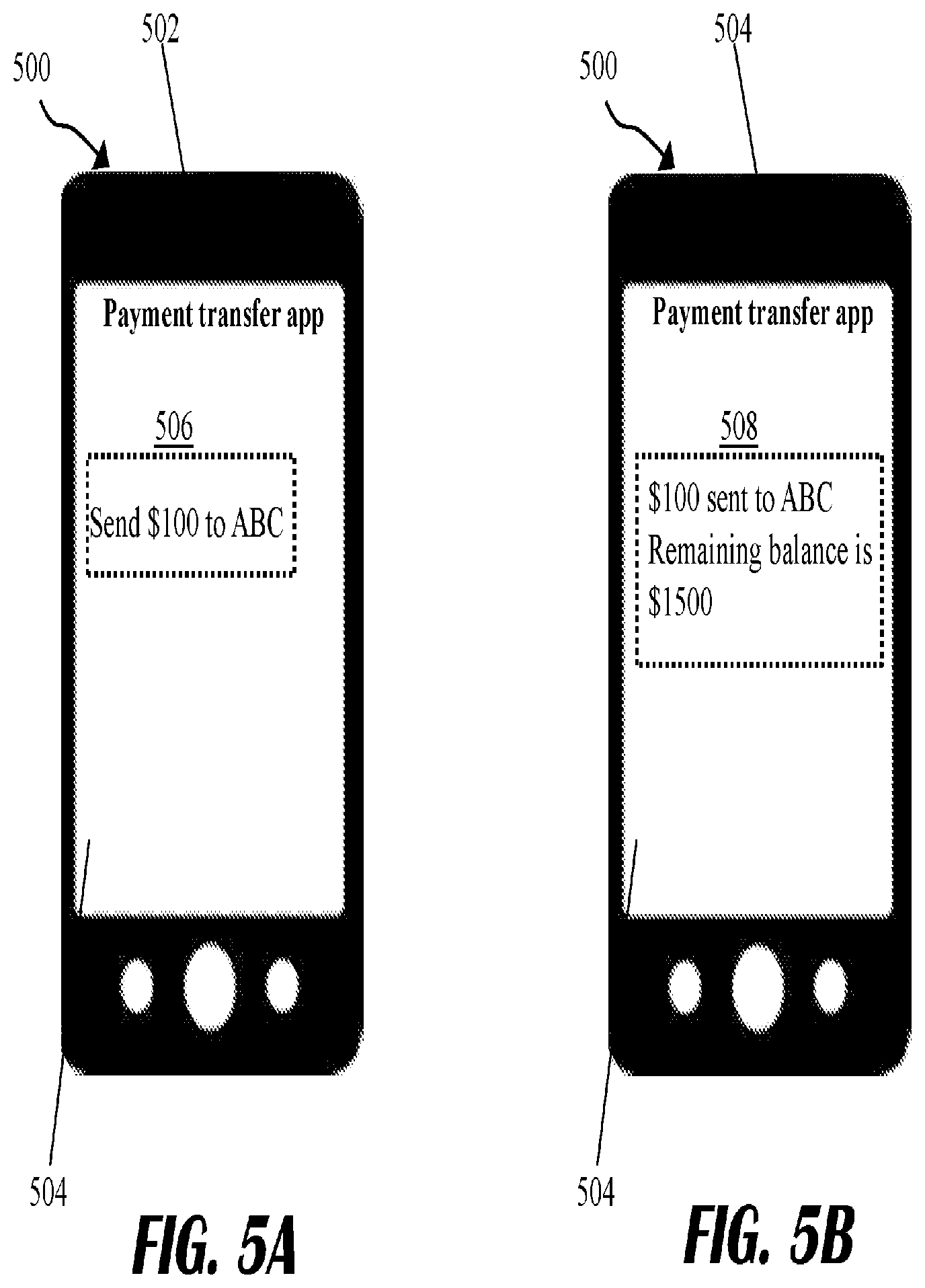 Patent US11783314 Figure 5 – Contacts for misdirected payments and user authentication